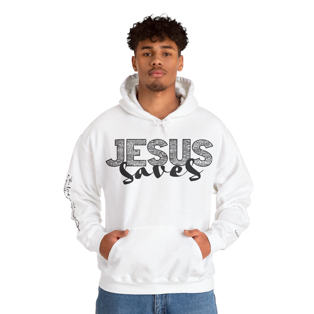 Jesus Saves Hoodie — Christian Inspirational  (“You are reading this, it’s not too late”)