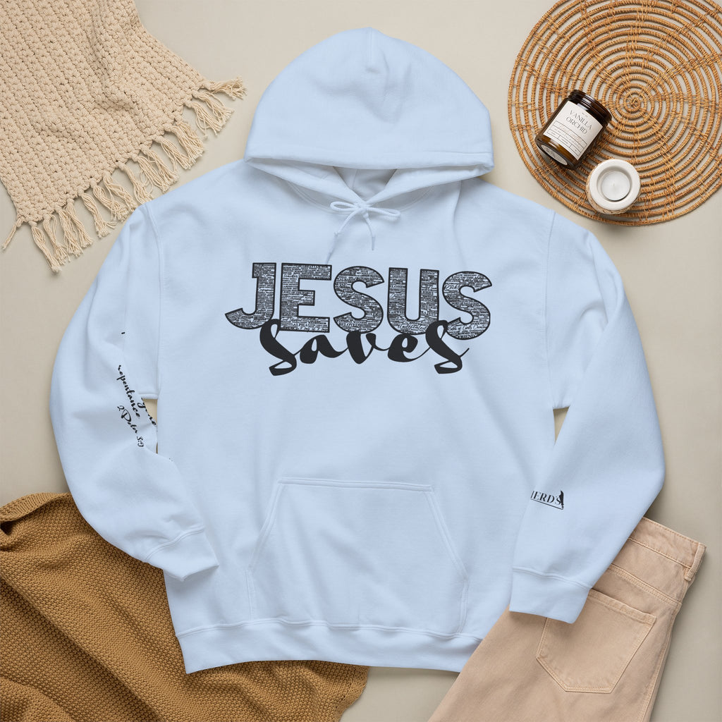 Jesus Saves Hoodie — Christian Inspirational  (“You are reading this, it’s not too late”)