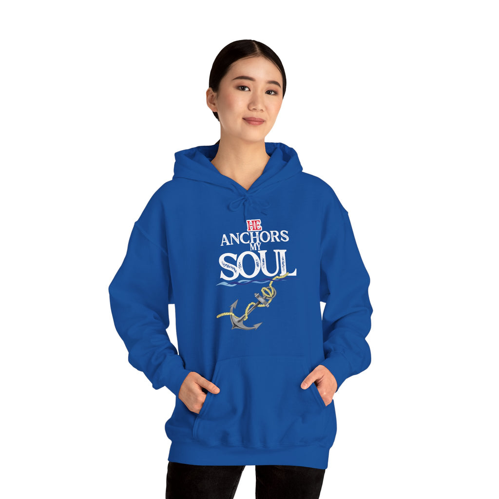 Anchor of My Soul Hoodie - Nautical Anchor & Rope Graphic Sweatshirt
