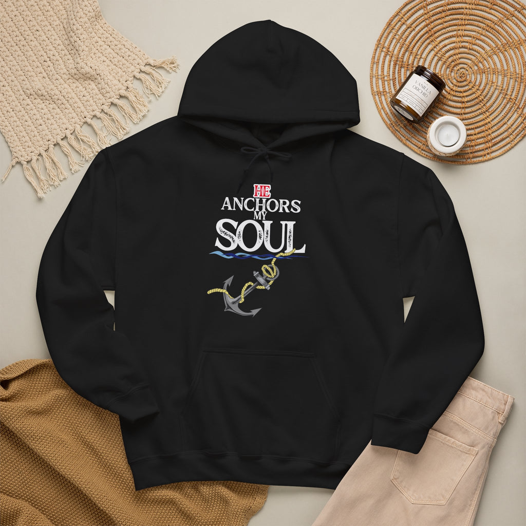 Anchor of My Soul Hoodie - Nautical Anchor & Rope Graphic Sweatshirt