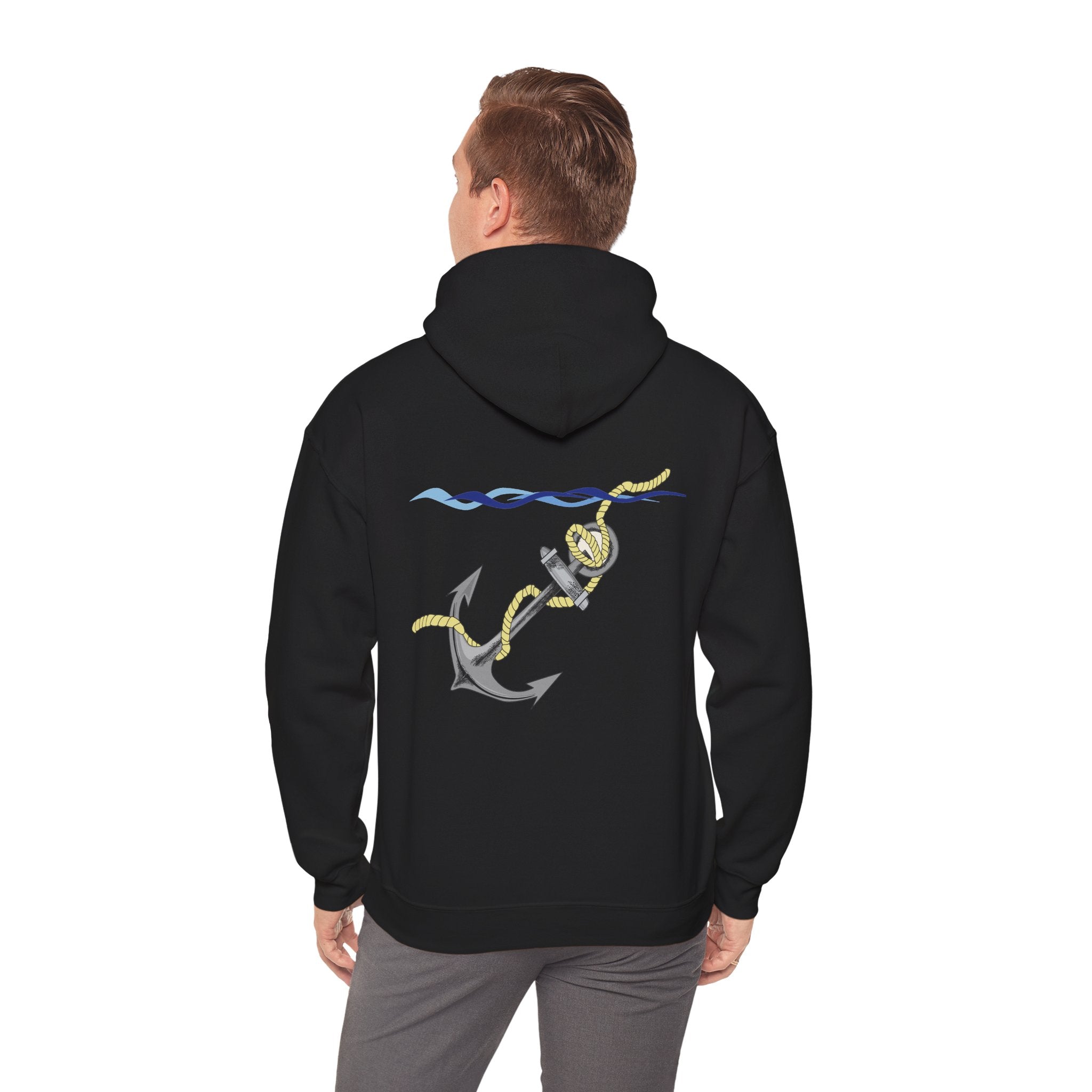 Anchor of My Soul Hoodie - Nautical Anchor & Rope Graphic Sweatshirt