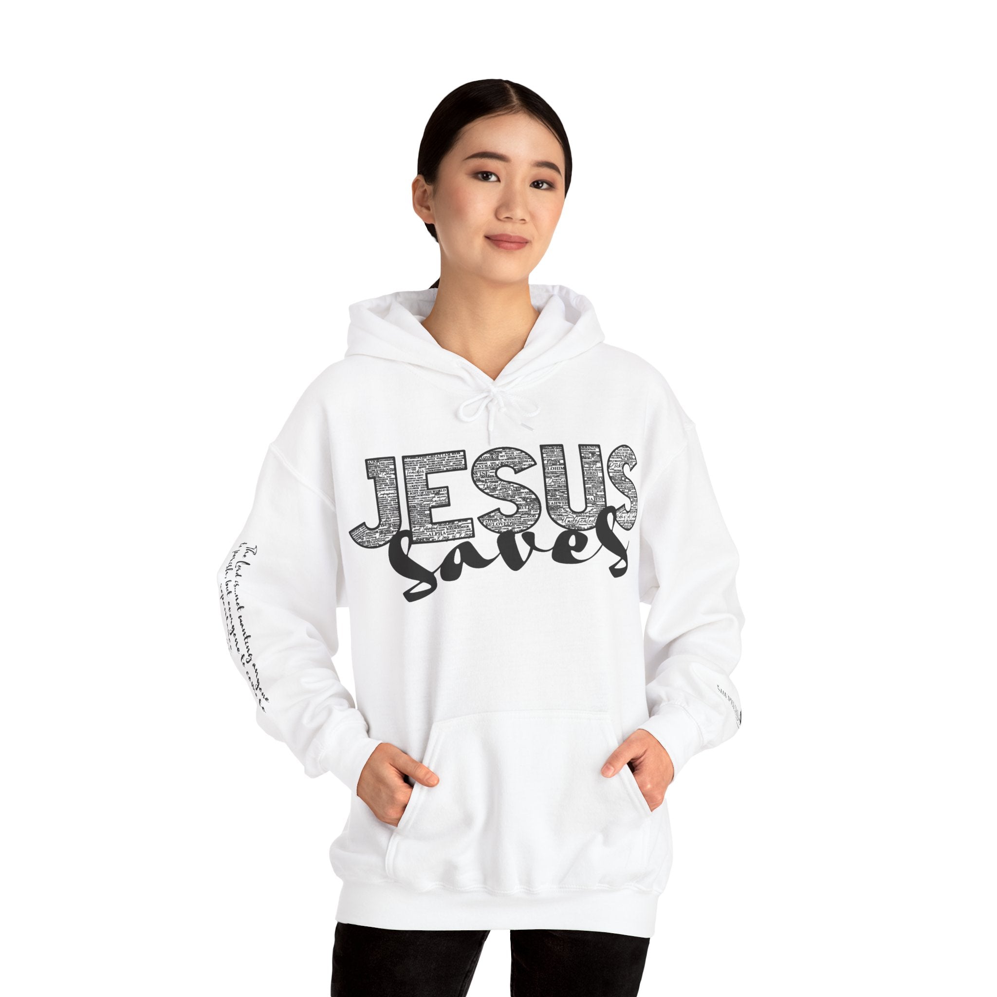 Jesus Saves Hoodie — Christian Inspirational  (“You are reading this, it’s not too late”)