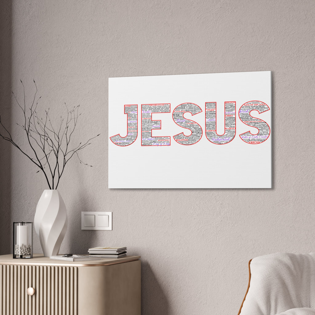 Jesus Canvas Print — Inspirational Christian Wall Art