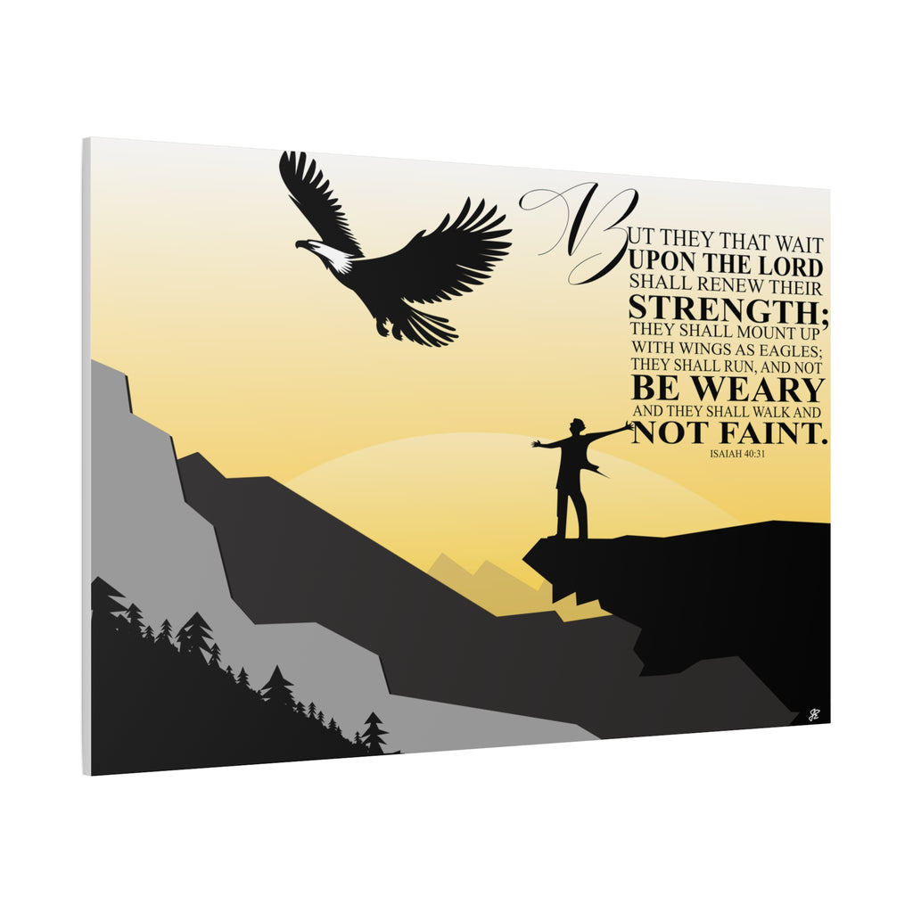 Isaiah 40:31 Canvas — Inspirational Christian Wall Art