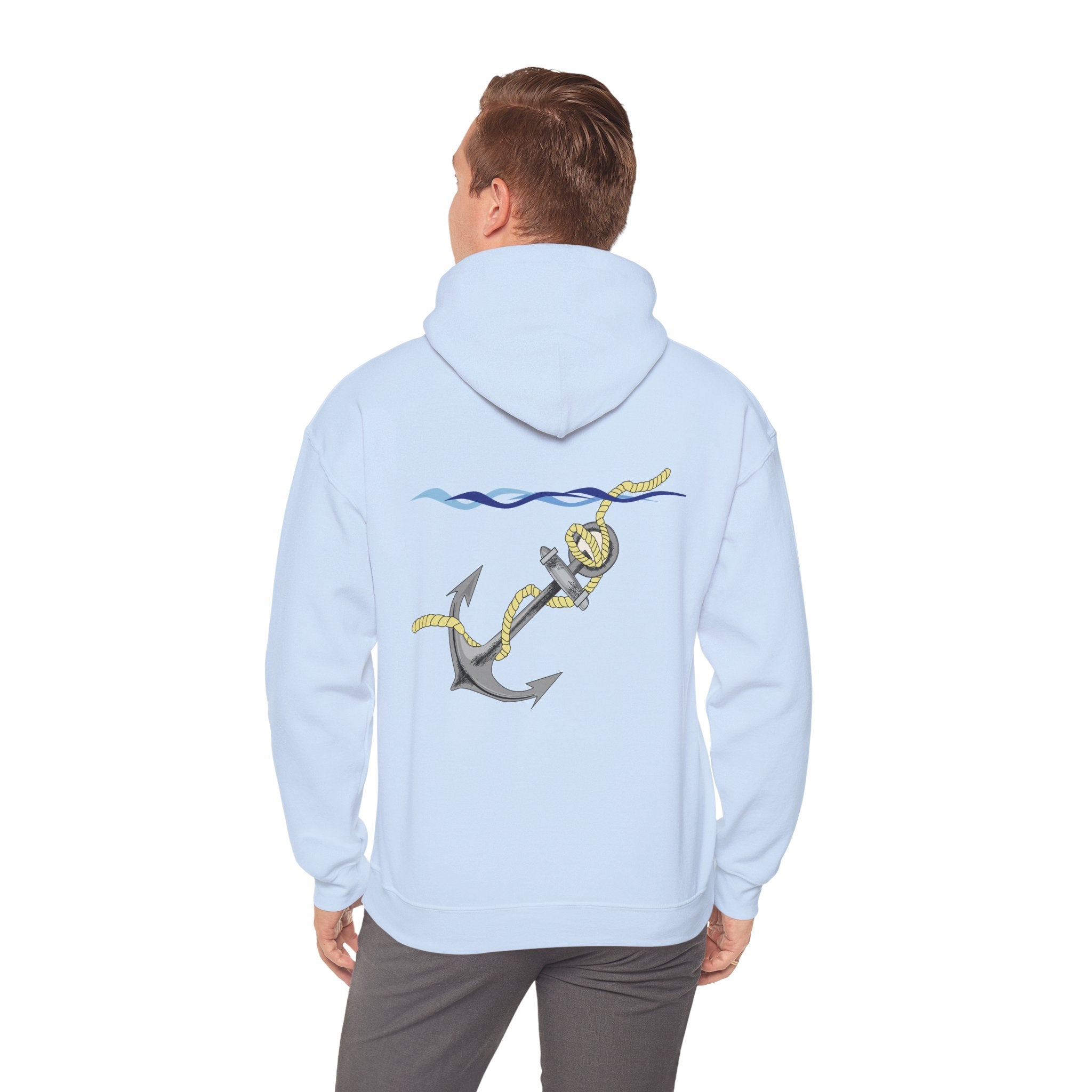 Anchor of My Soul Hoodie - Nautical Anchor & Rope Graphic Sweatshirt