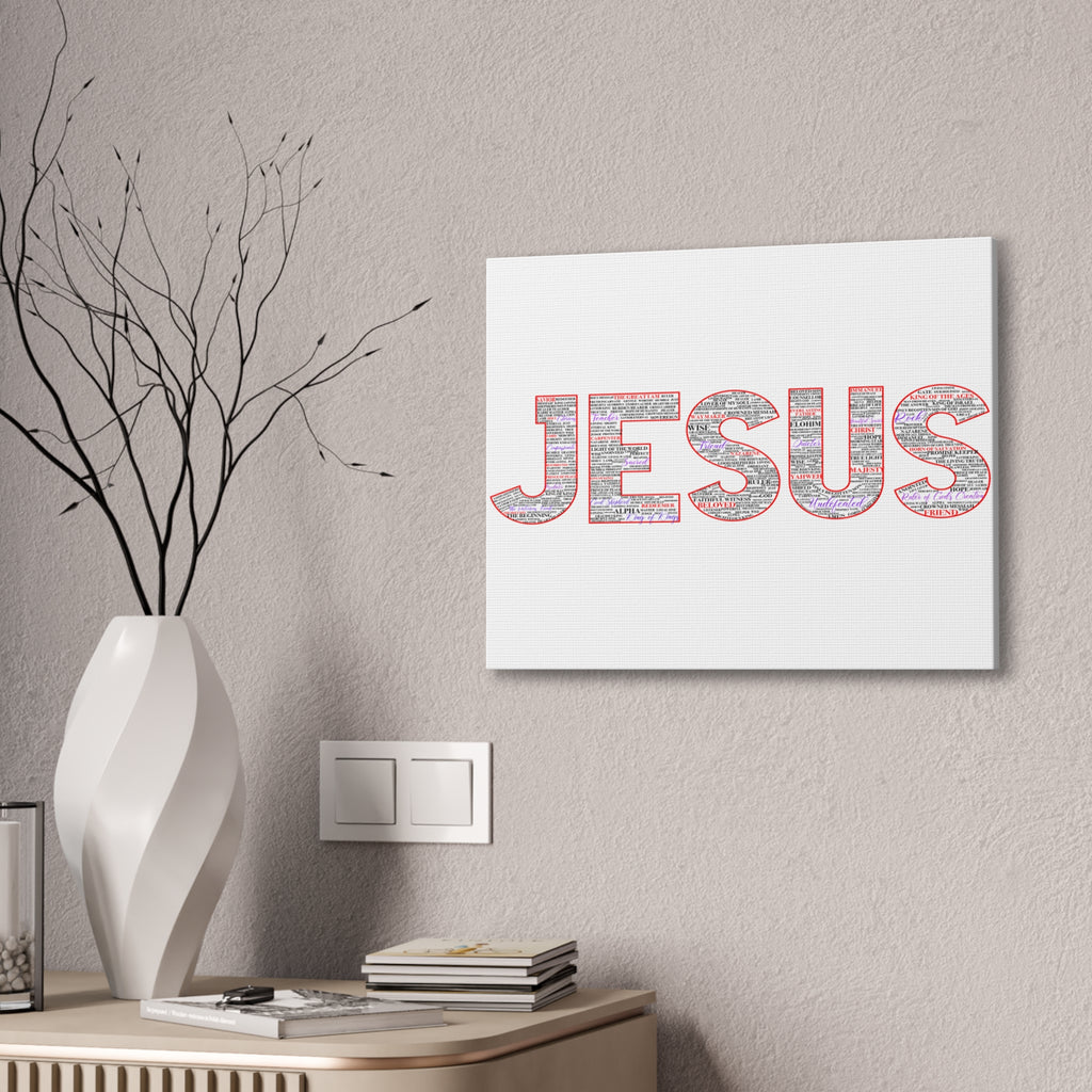 Jesus Canvas Print — Inspirational Christian Wall Art