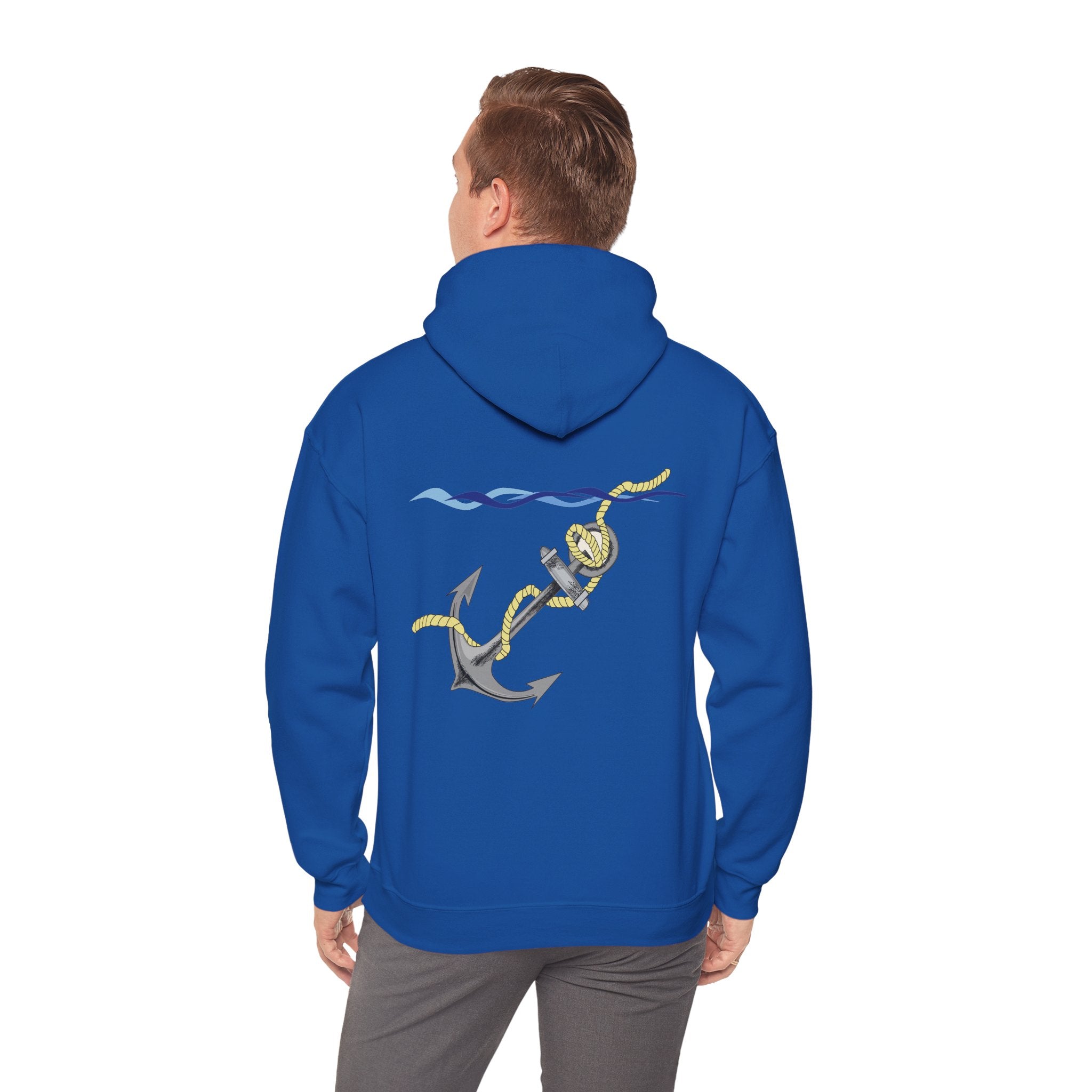 Anchor of My Soul Hoodie - Nautical Anchor & Rope Graphic Sweatshirt