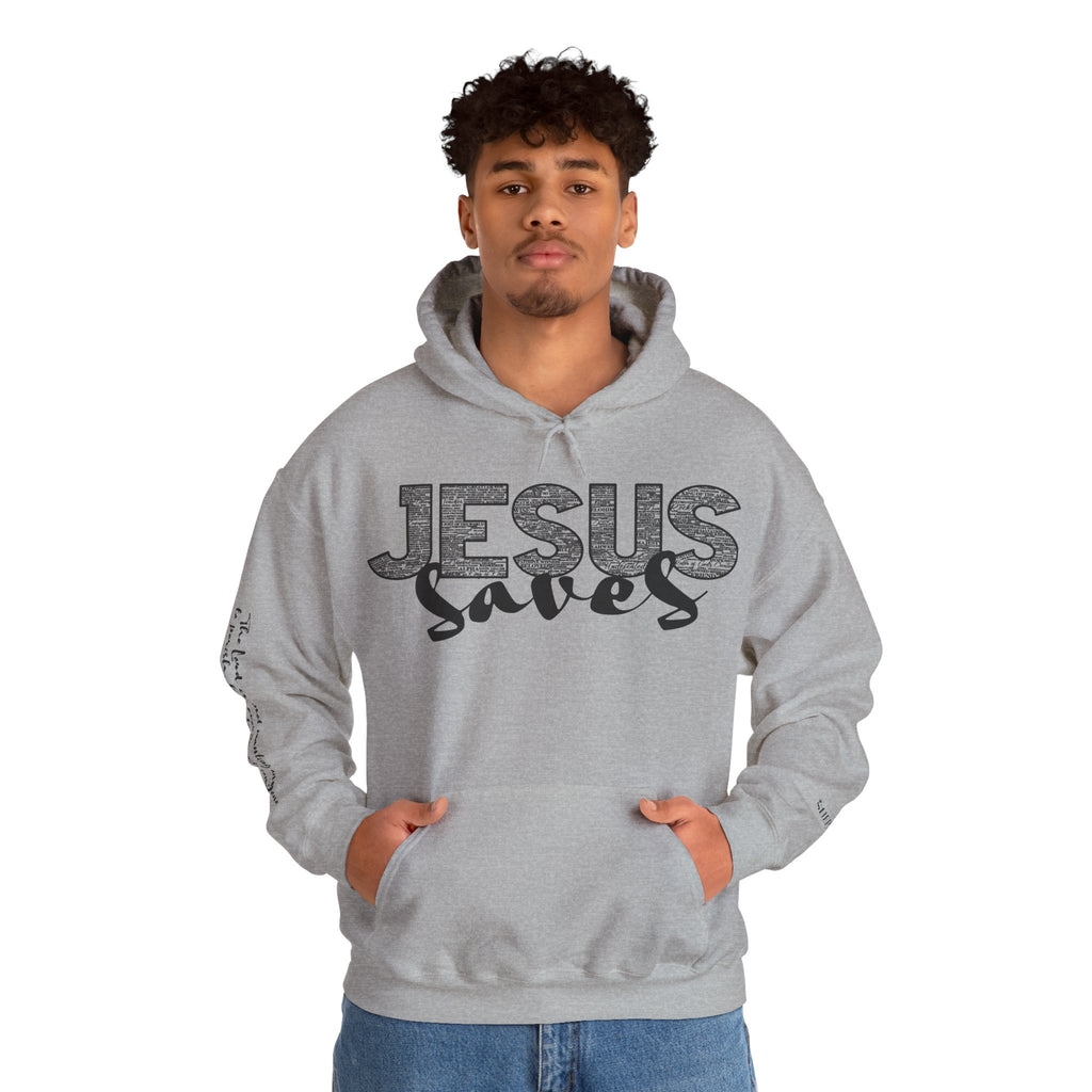 Jesus Saves Hoodie — Christian Inspirational  (“You are reading this, it’s not too late”)