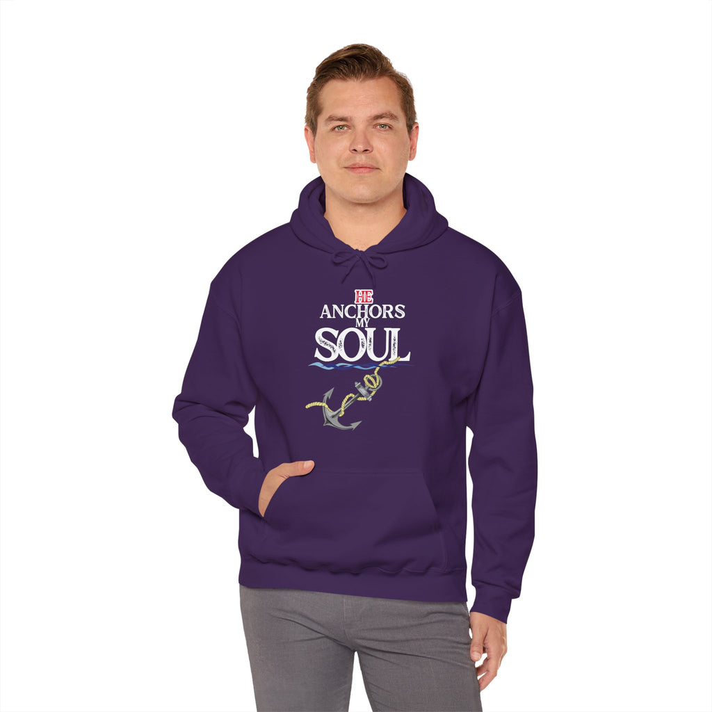 Anchor of My Soul Hoodie - Nautical Anchor & Rope Graphic Sweatshirt