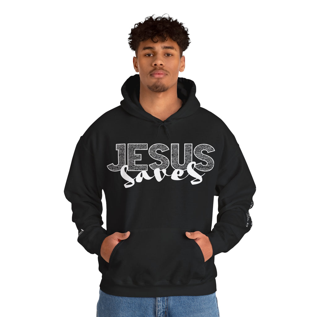 Jesus Saves Hoodie — Christian Inspirational  (“You are reading this, it’s not too late”)