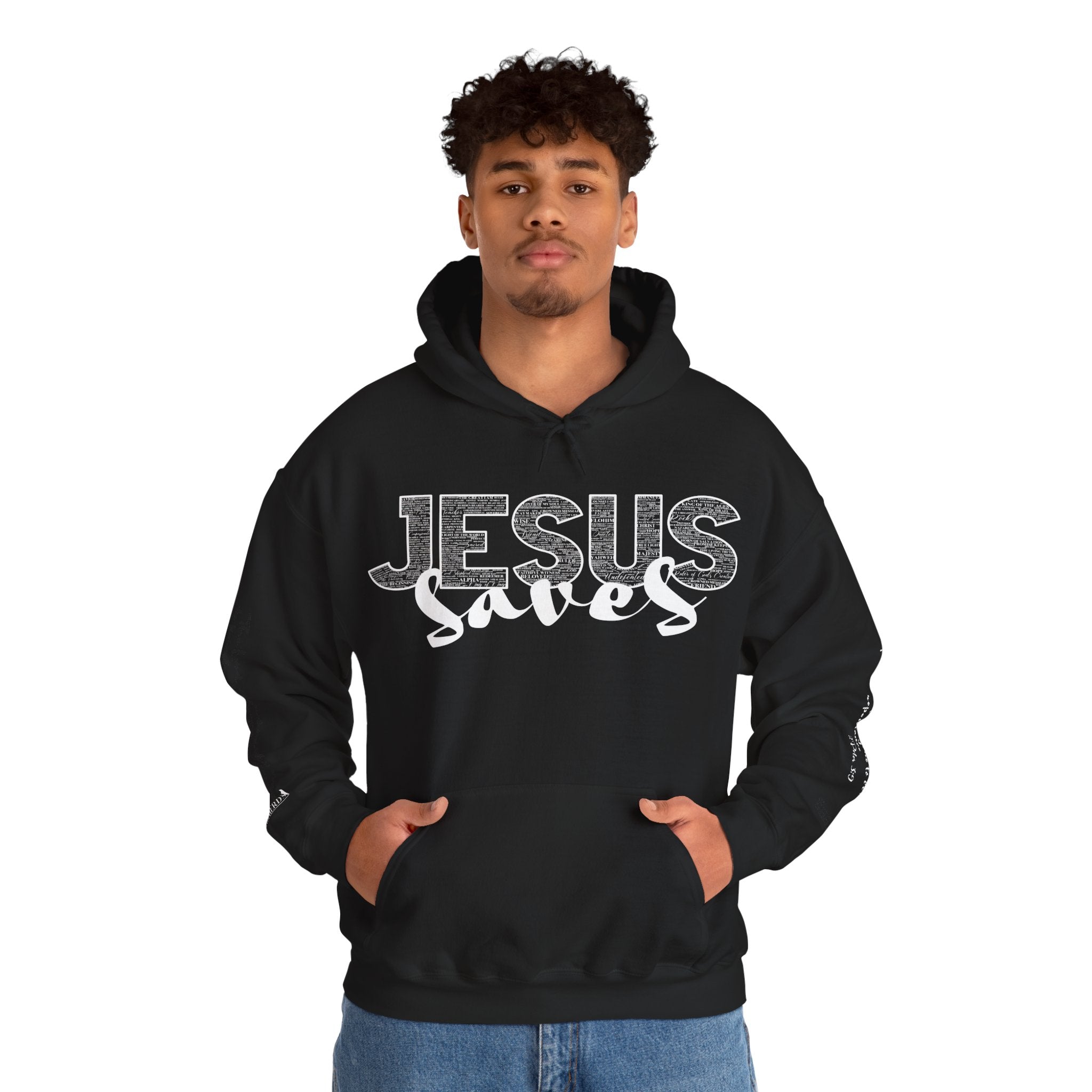 Jesus Saves Hoodie — Christian Inspirational  (“You are reading this, it’s not too late”)