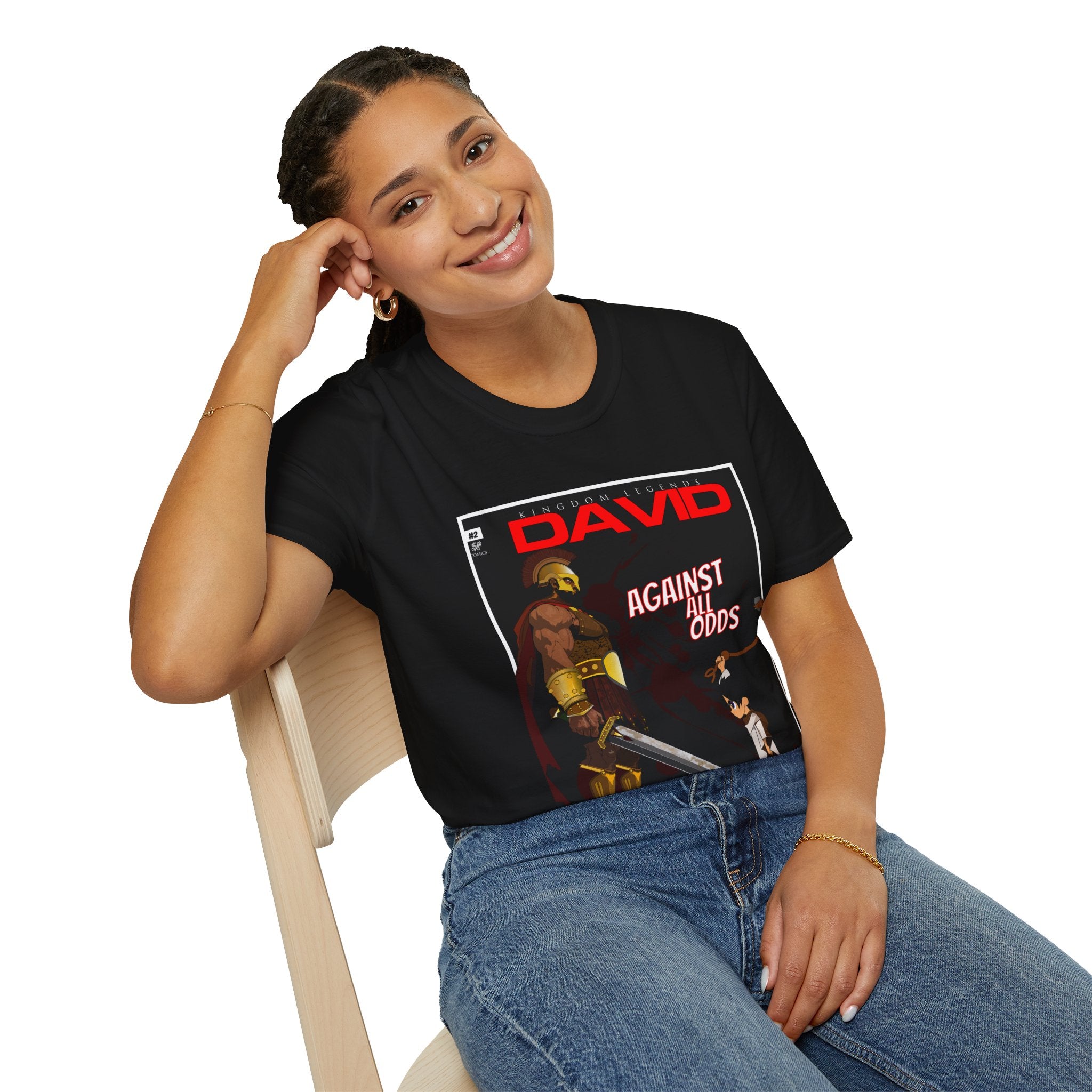 Kingdom Legends Series T‑Shirt — "David" Graphic Tee