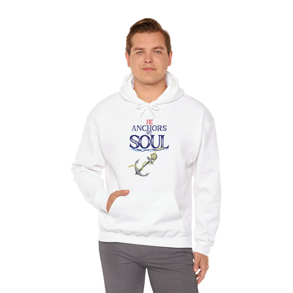 Anchor of My Soul Hoodie - Nautical Anchor & Rope Graphic Sweatshirt