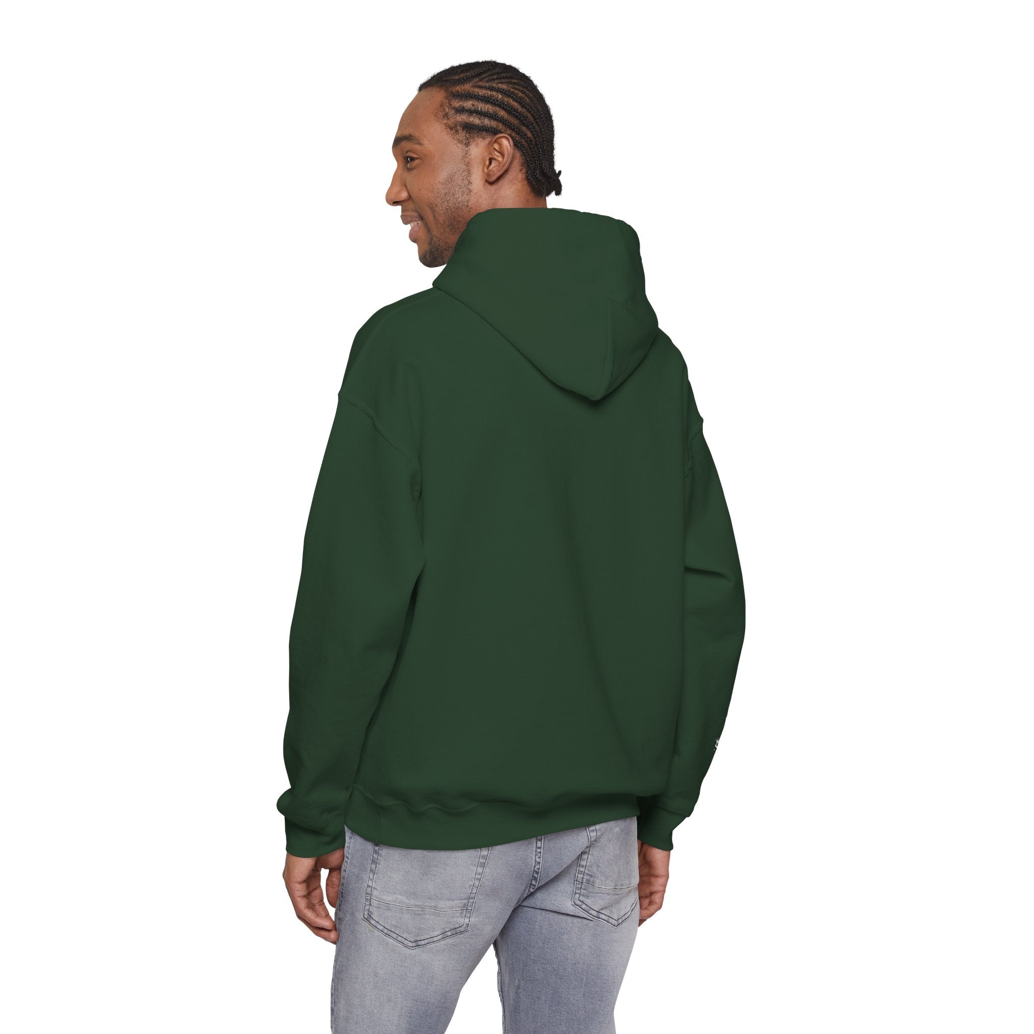 Hoodie — 'Love' Gothic Script Pullover (Love Over Everything)