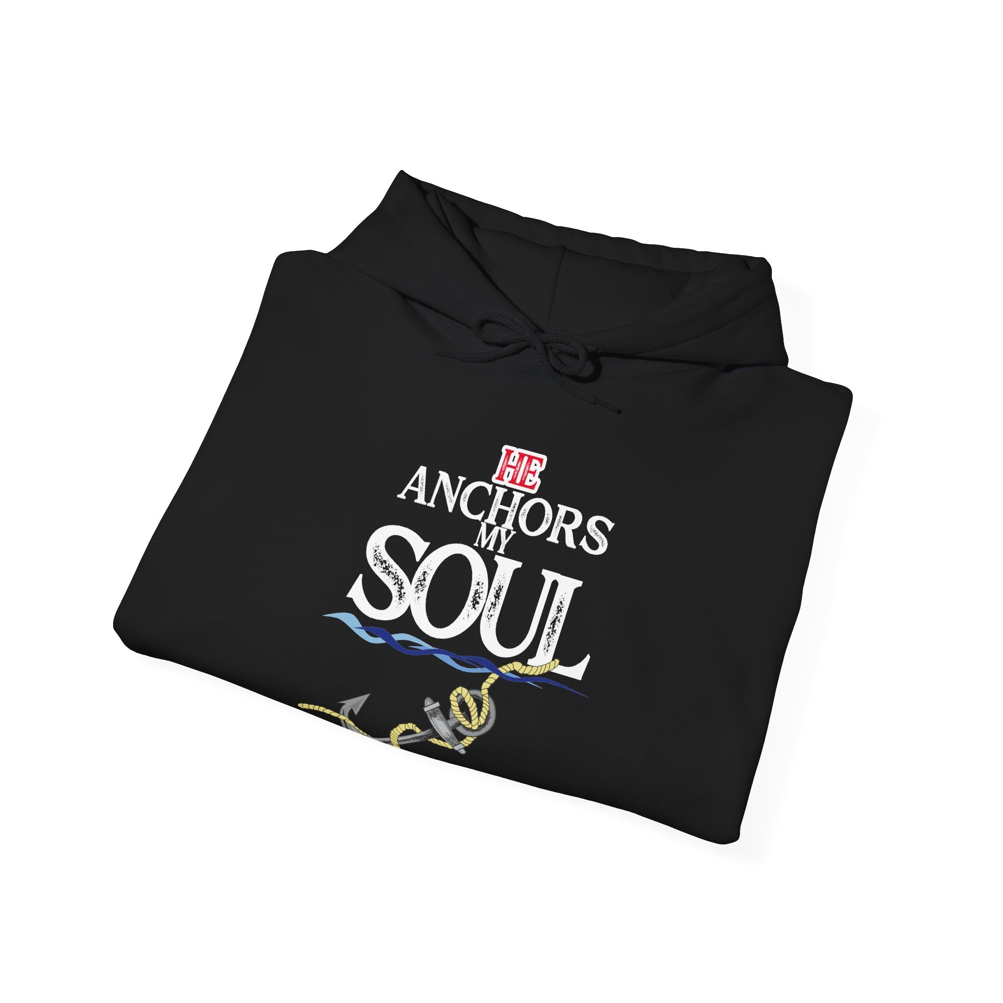 Anchor of My Soul Hoodie - Nautical Anchor & Rope Graphic Sweatshirt
