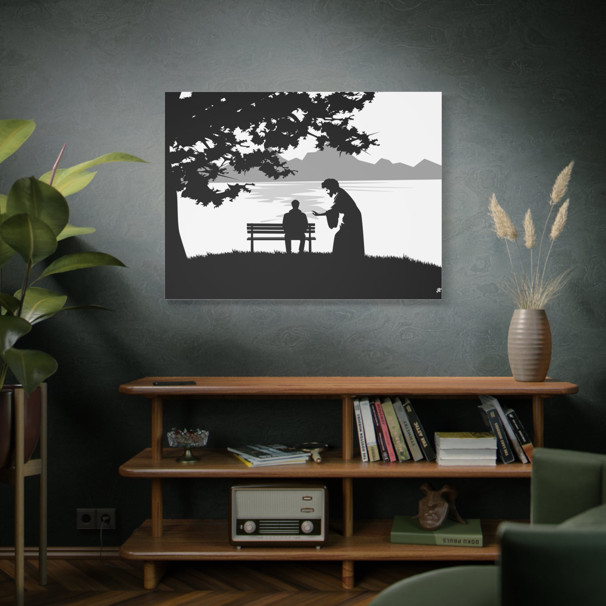 "Alone But Not Alone" Matte Canvas Wall Art — Stretched 1.25"