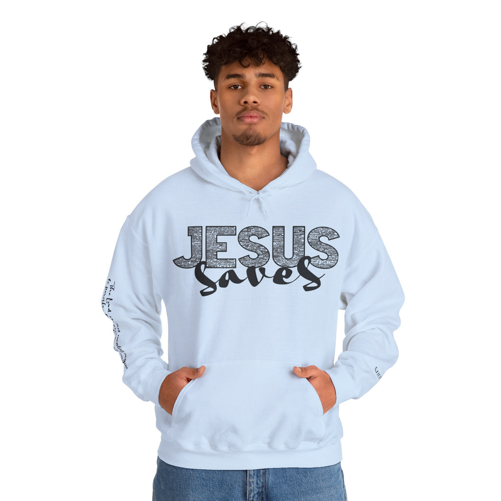 Jesus Saves Hoodie — Christian Inspirational  (“You are reading this, it’s not too late”)