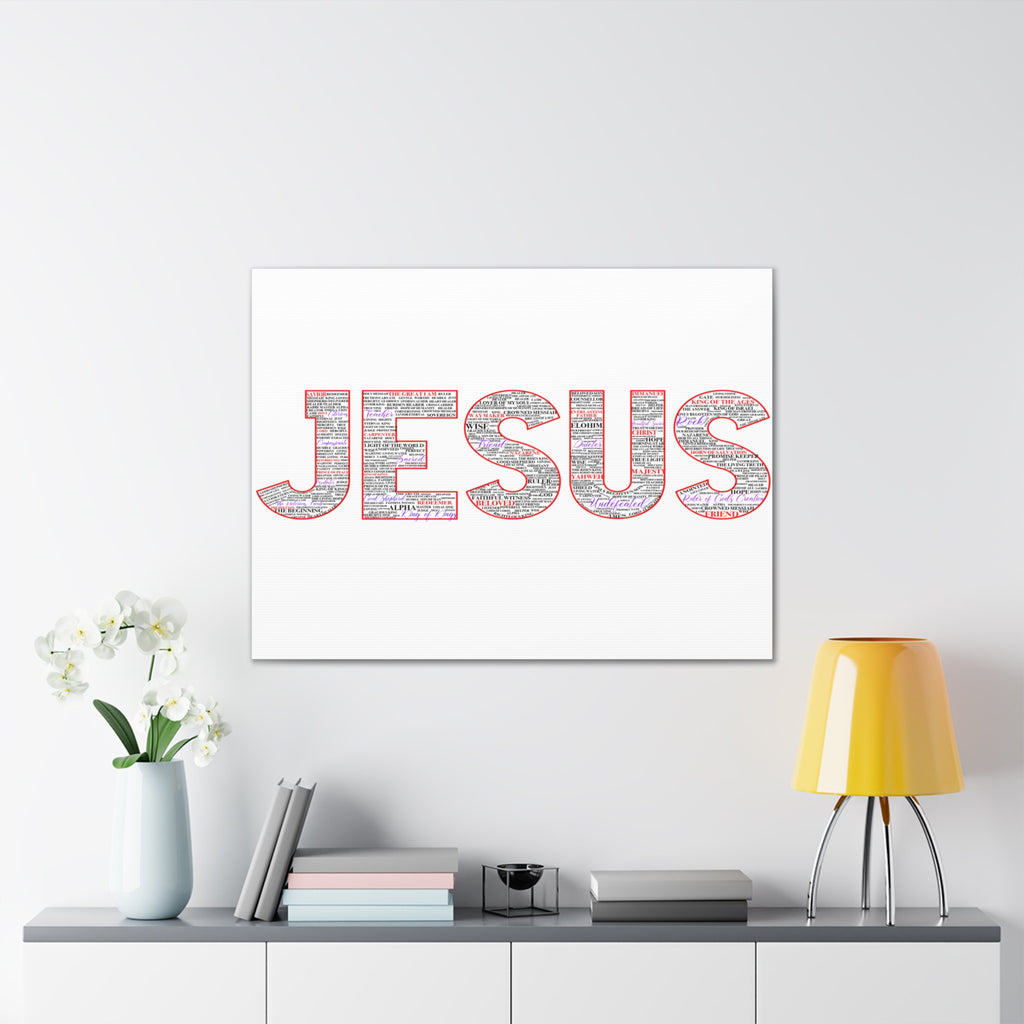 Jesus Canvas Print — Inspirational Christian Wall Art