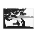 "Alone But Not Alone" Matte Canvas Wall Art — Stretched 1.25"