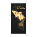 Canvas Wall Art — “Great Like My Father” Stylized Portrait (Matte Stretched)