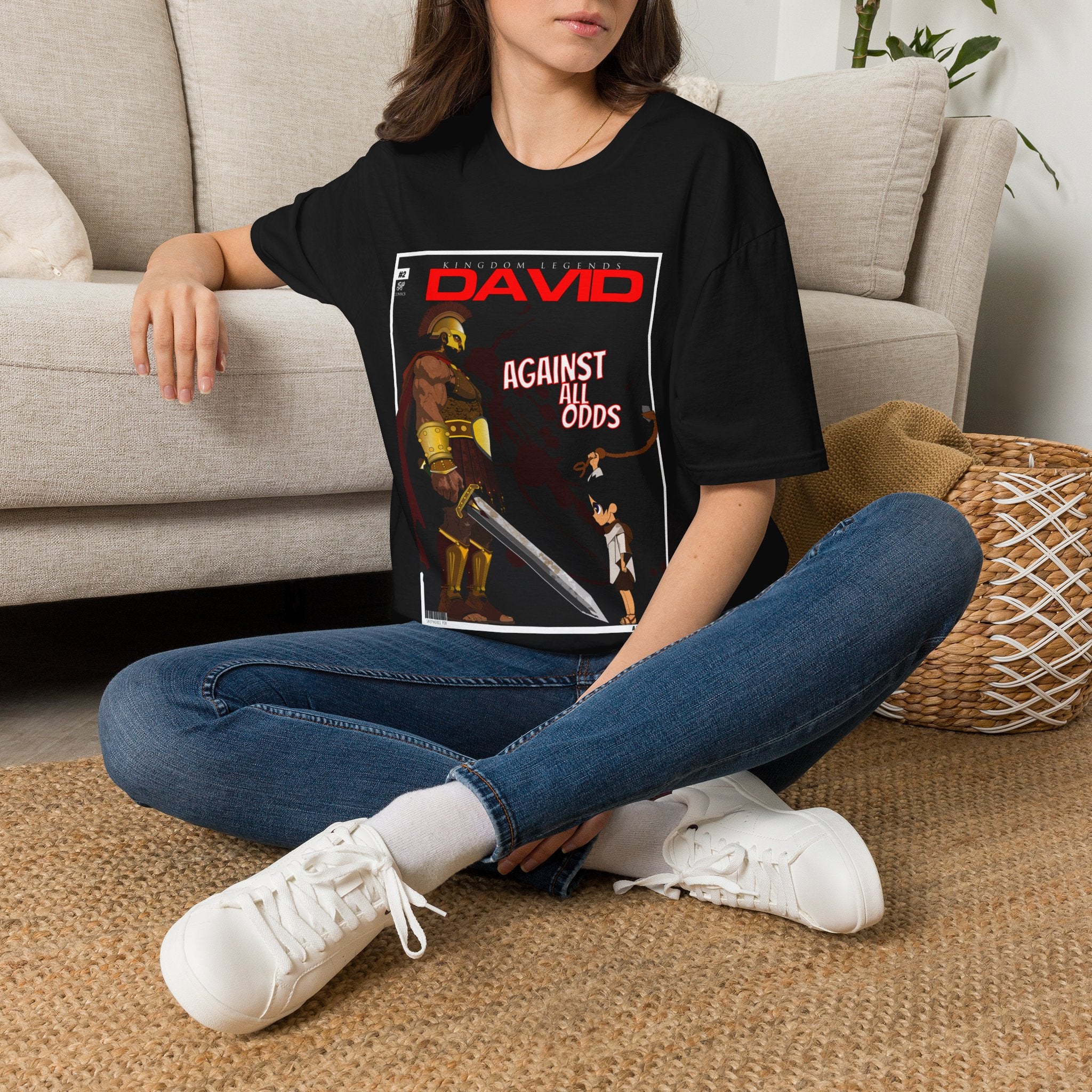 Kingdom Legends Series T‑Shirt — "David" Graphic Tee