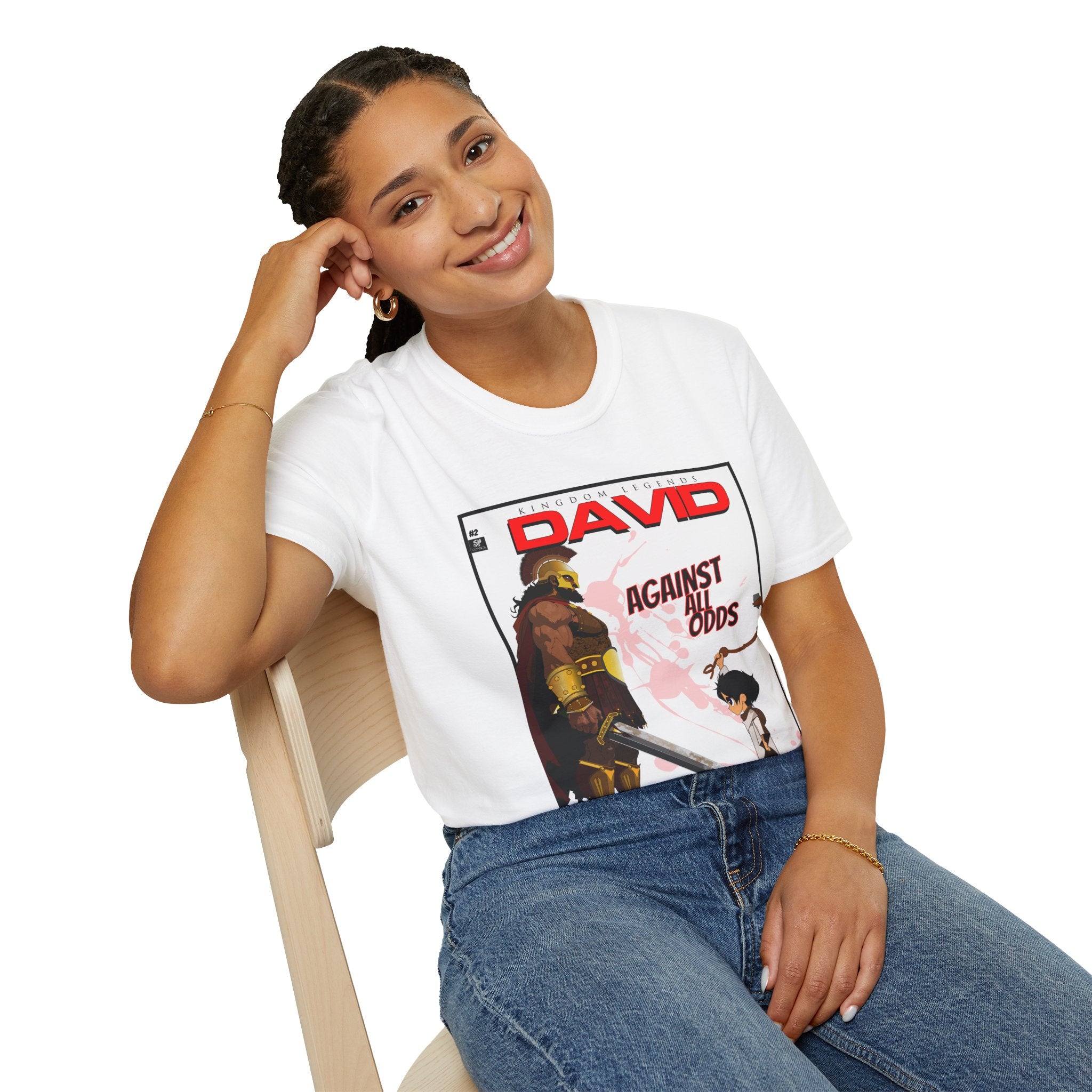 Kingdom Legends Series T‑Shirt — "David" Graphic Tee