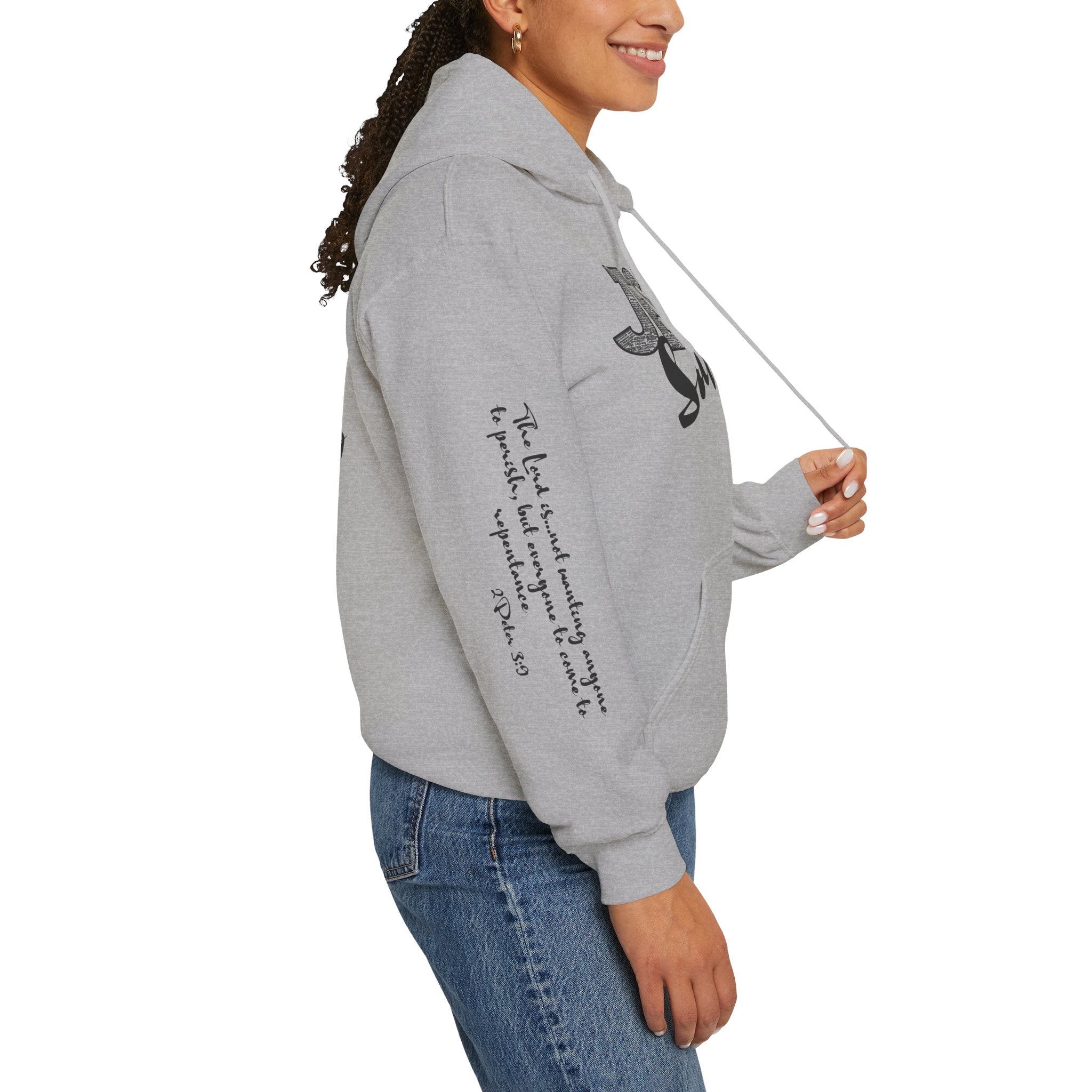 Jesus Saves Hoodie — Christian Inspirational  (“You are reading this, it’s not too late”)