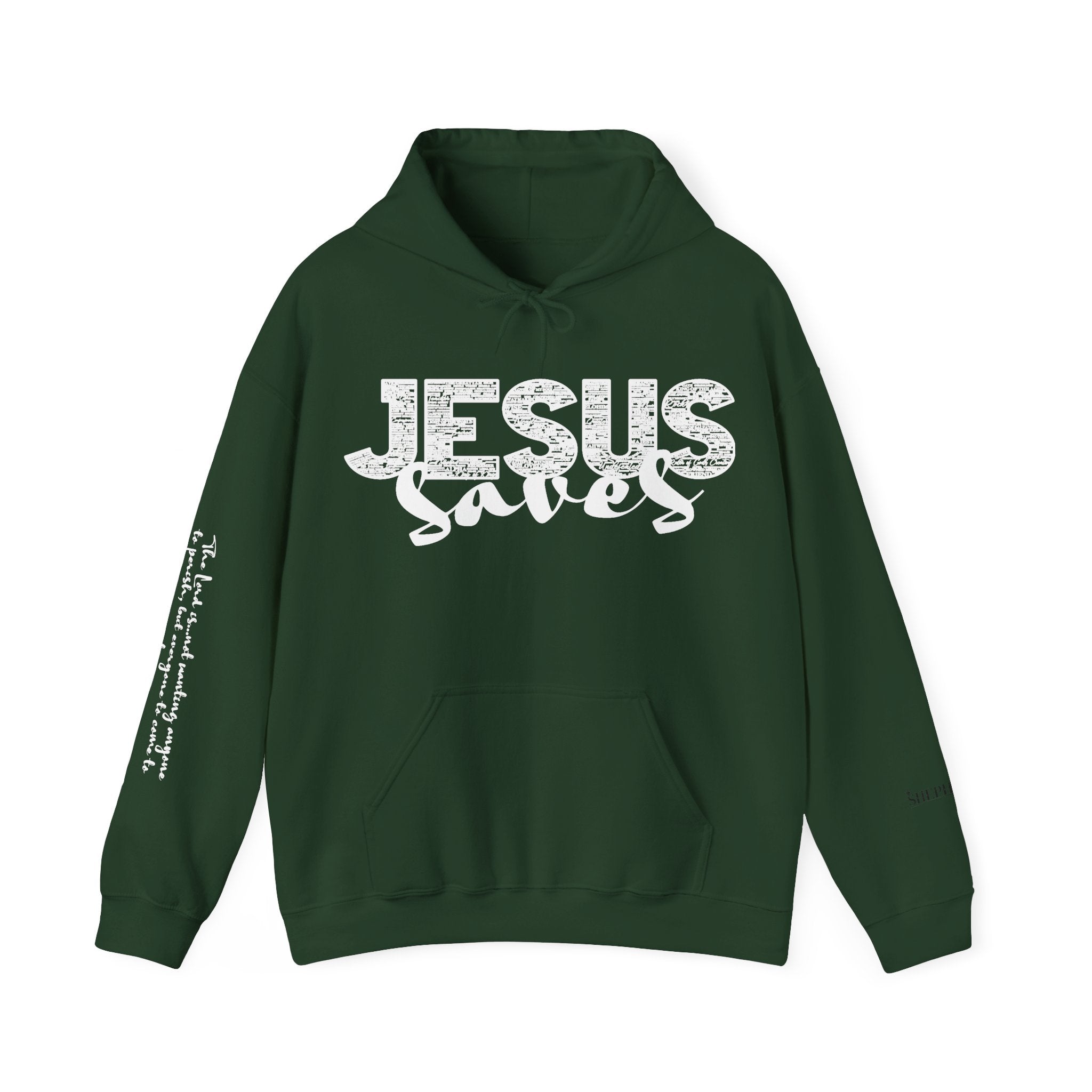 Jesus Saves Hoodie — Christian Inspirational  (“You are reading this, it’s not too late”)