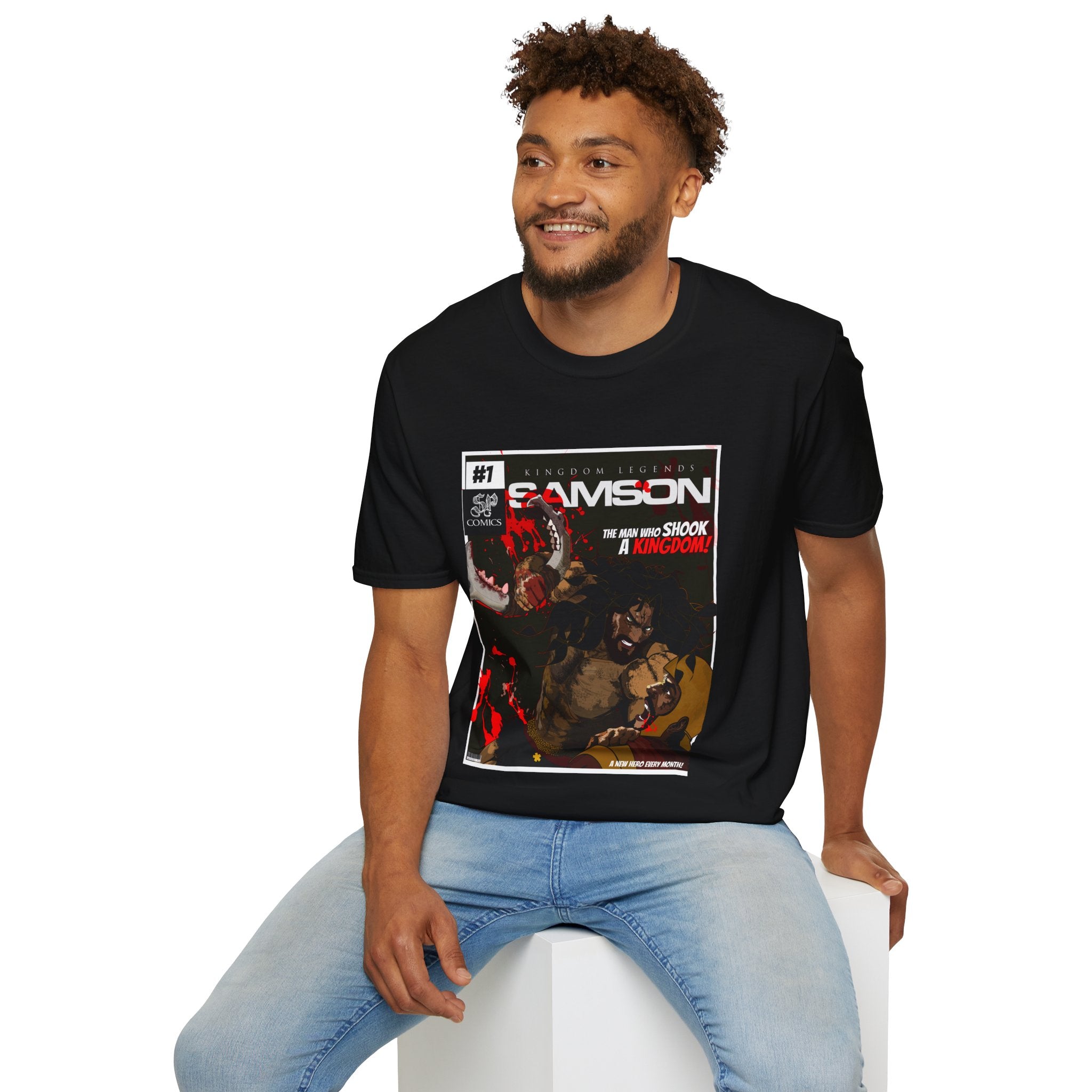 Kingdom Legends Series T-Shirt — "Samson" Graphic Tee