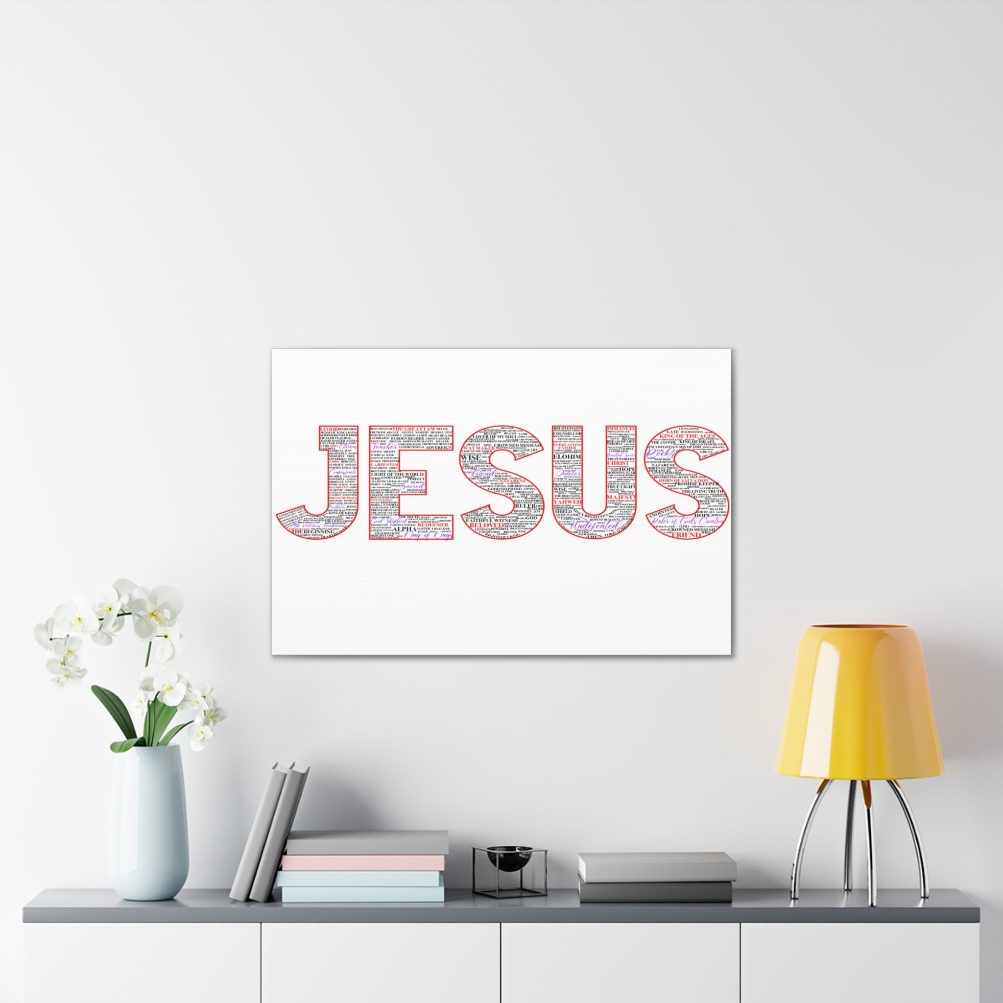 Jesus Canvas Print — Inspirational Christian Wall Art
