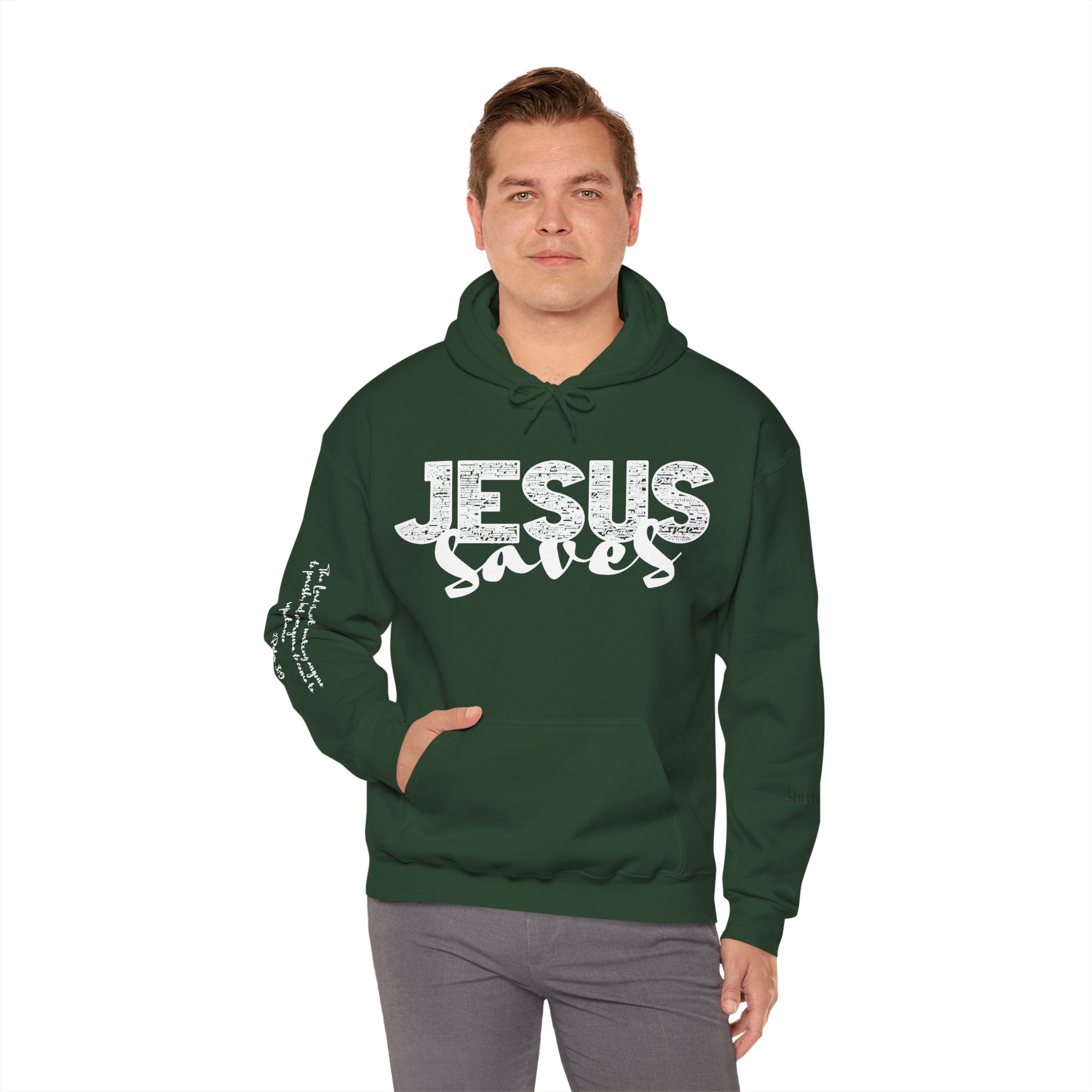 Jesus Saves Hoodie — Christian Inspirational  (“You are reading this, it’s not too late”)