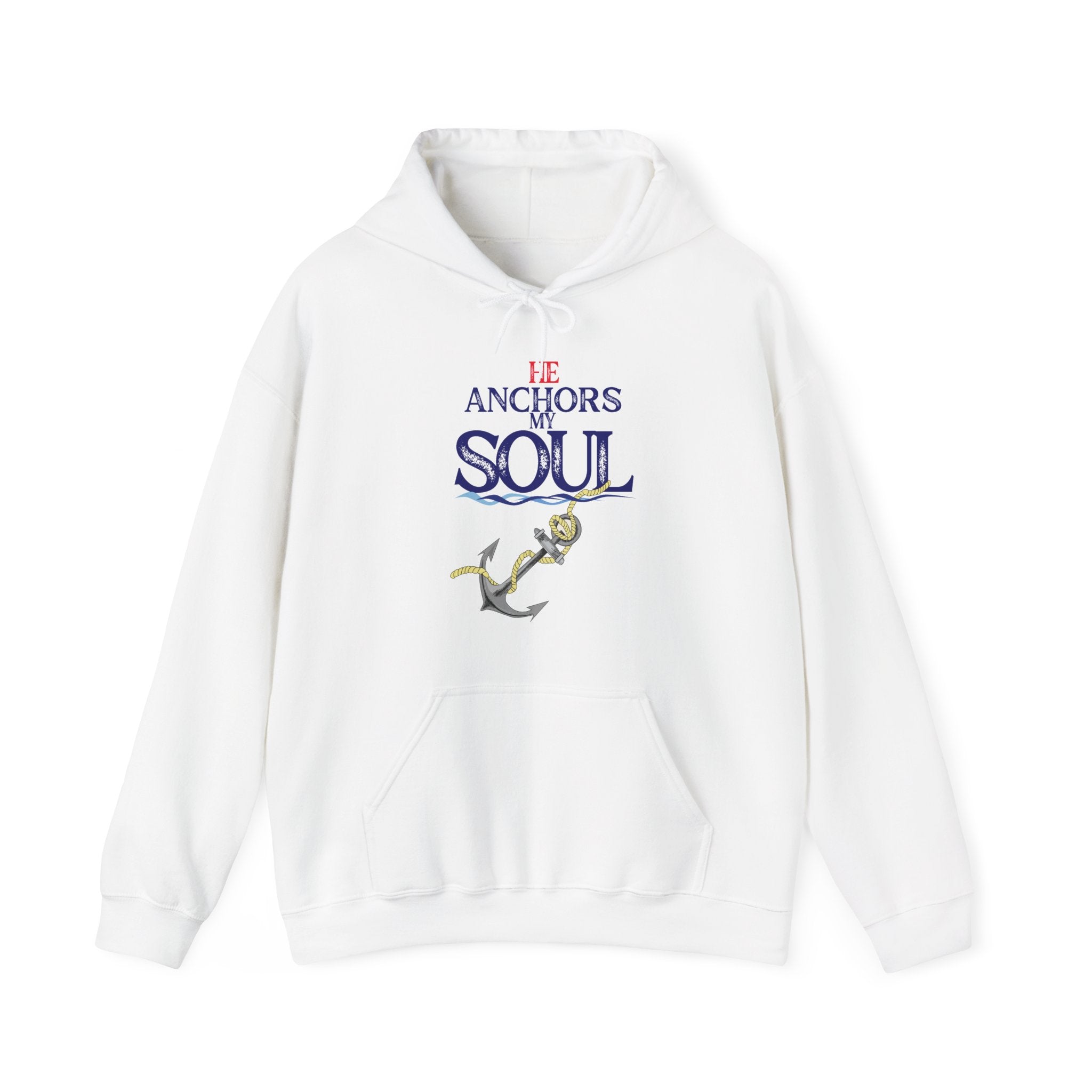 Anchor of My Soul Hoodie - Nautical Anchor & Rope Graphic Sweatshirt