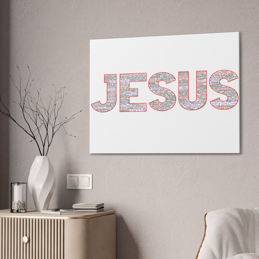Jesus Canvas Print — Inspirational Christian Wall Art