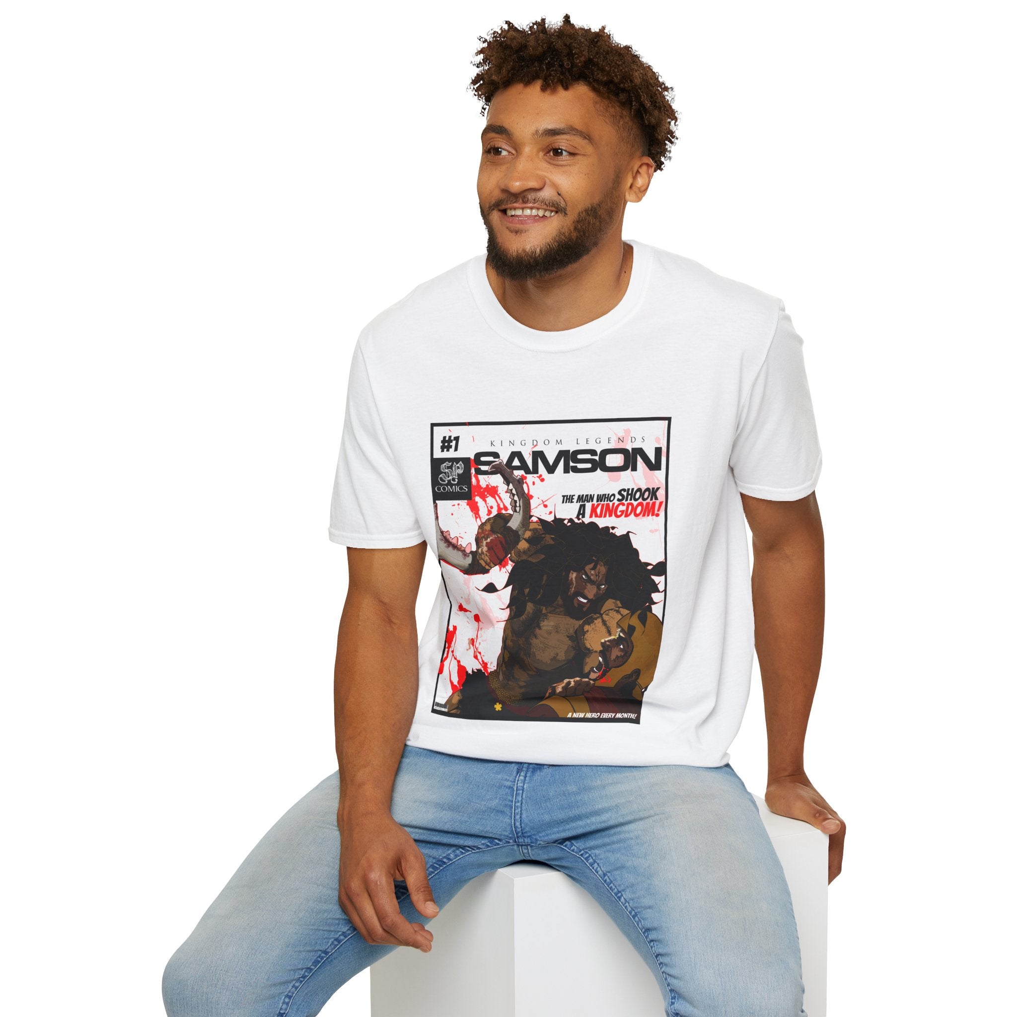Kingdom Legends Series T-Shirt — "Samson" Graphic Tee