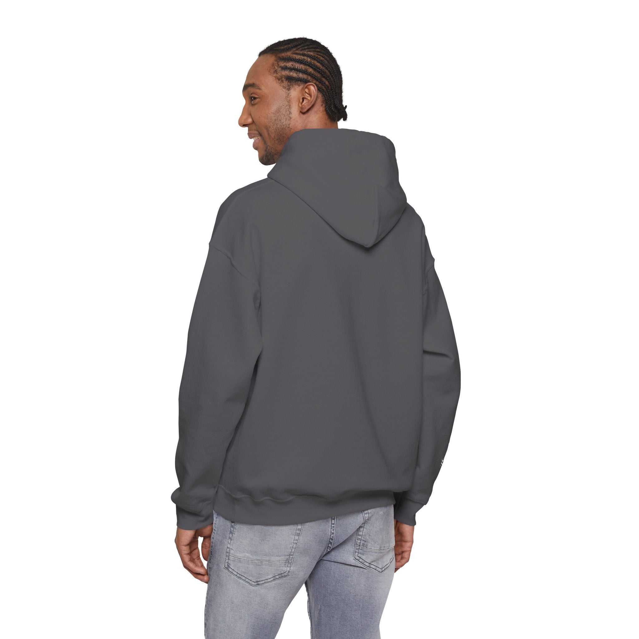 Hoodie — 'Love' Gothic Script Pullover (Love Over Everything)