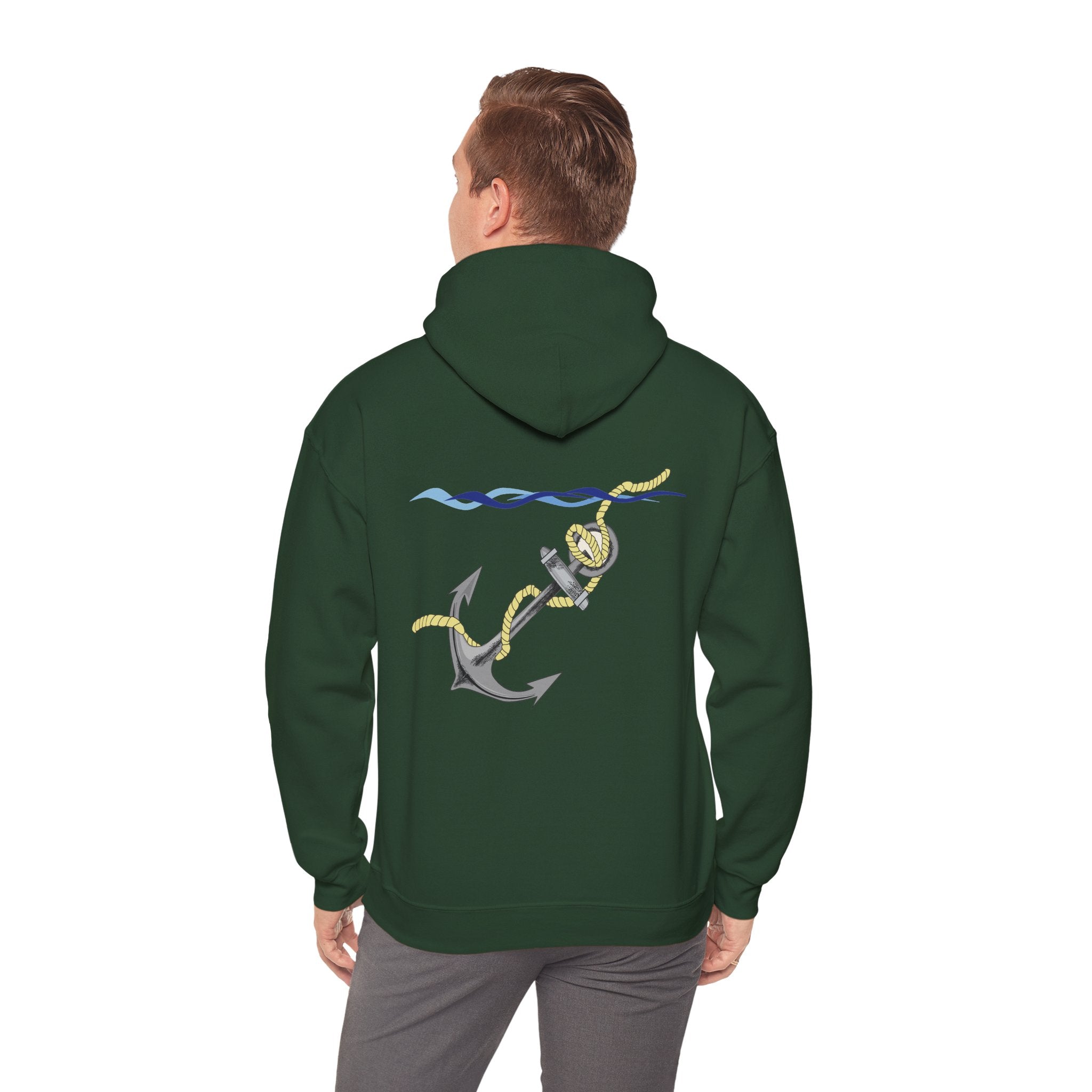 Anchor of My Soul Hoodie - Nautical Anchor & Rope Graphic Sweatshirt