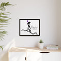 "Free Indeed"- Framed Matte Canvas