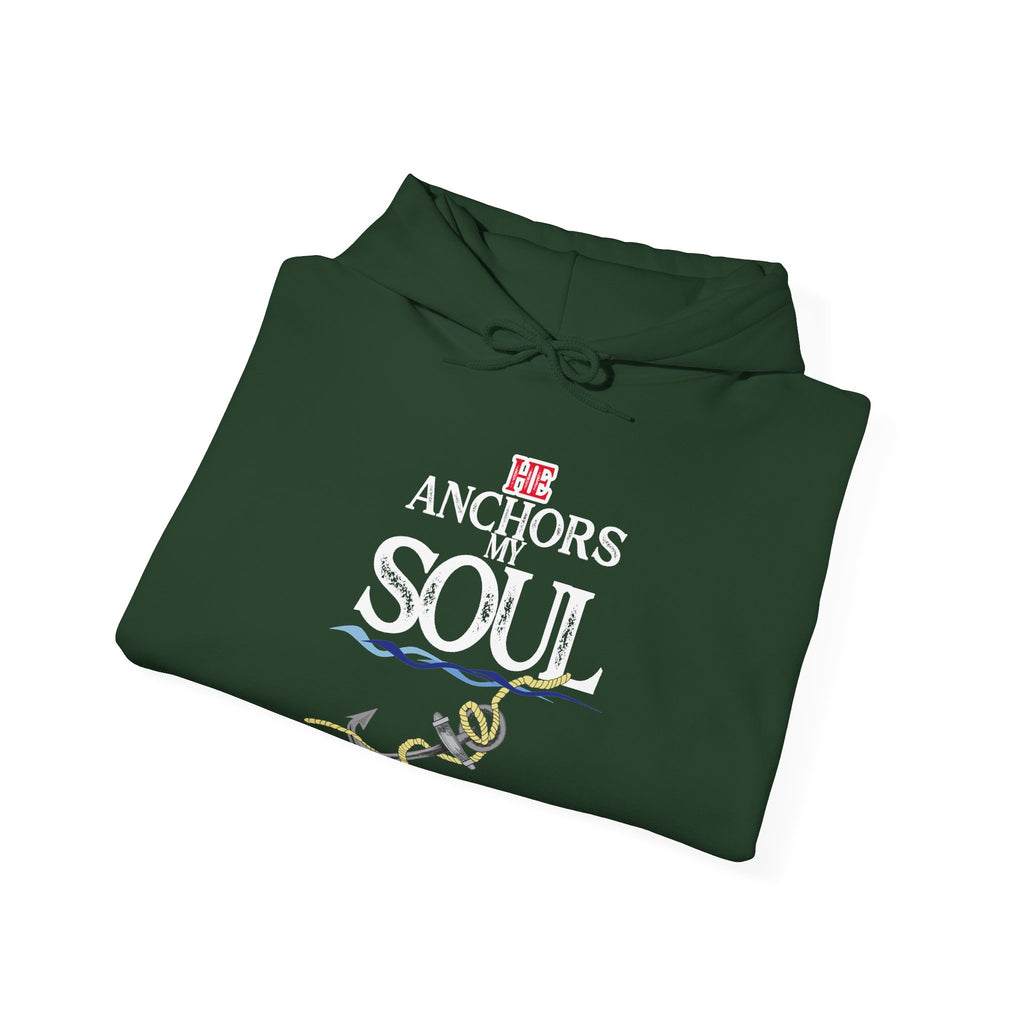 Anchor of My Soul Hoodie - Nautical Anchor & Rope Graphic Sweatshirt