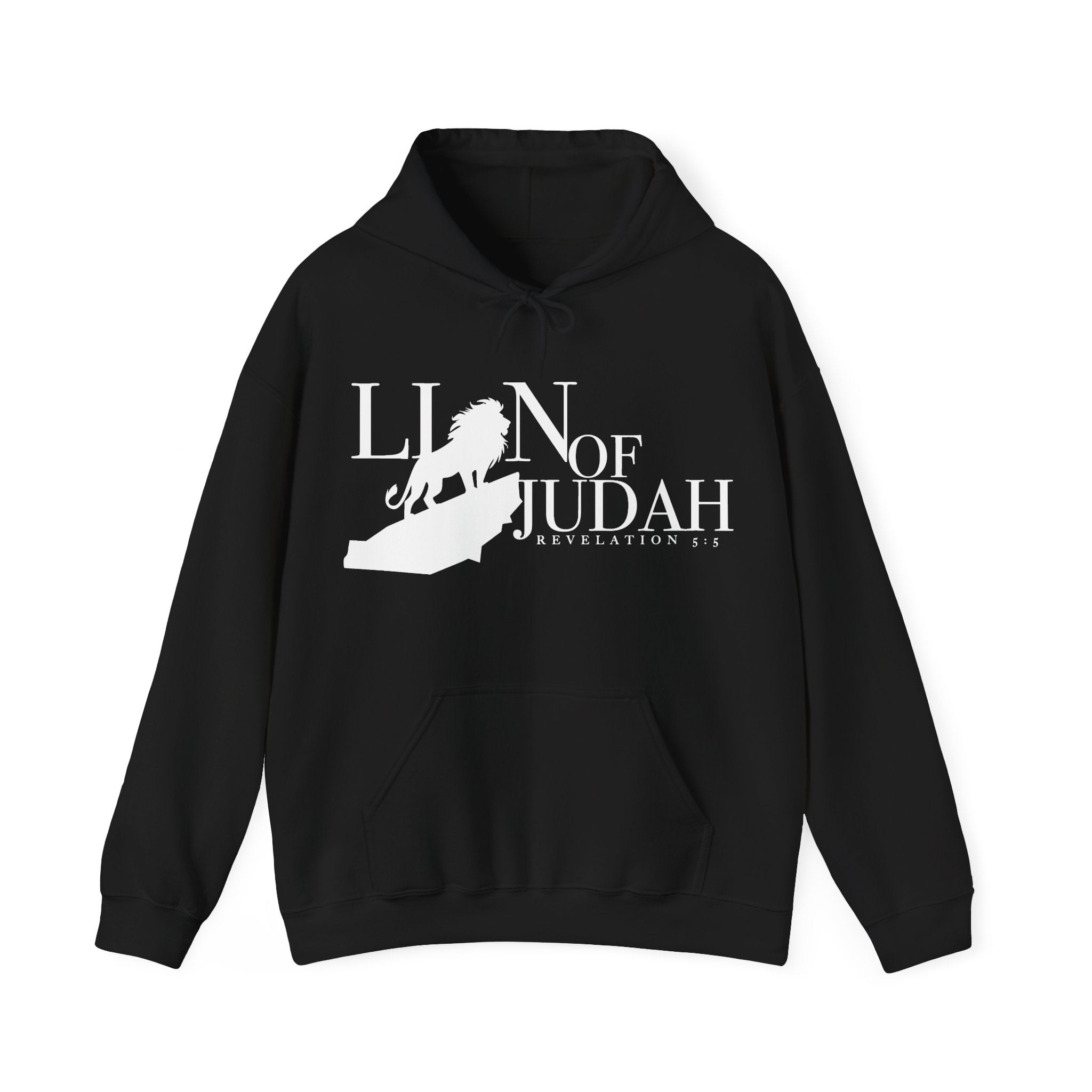 Lion of Judah Hoodie — Christian Faith Lion Silhouette Sweatshirt