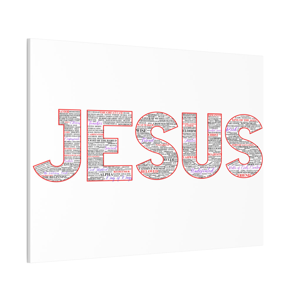 Jesus Canvas Print — Inspirational Christian Wall Art