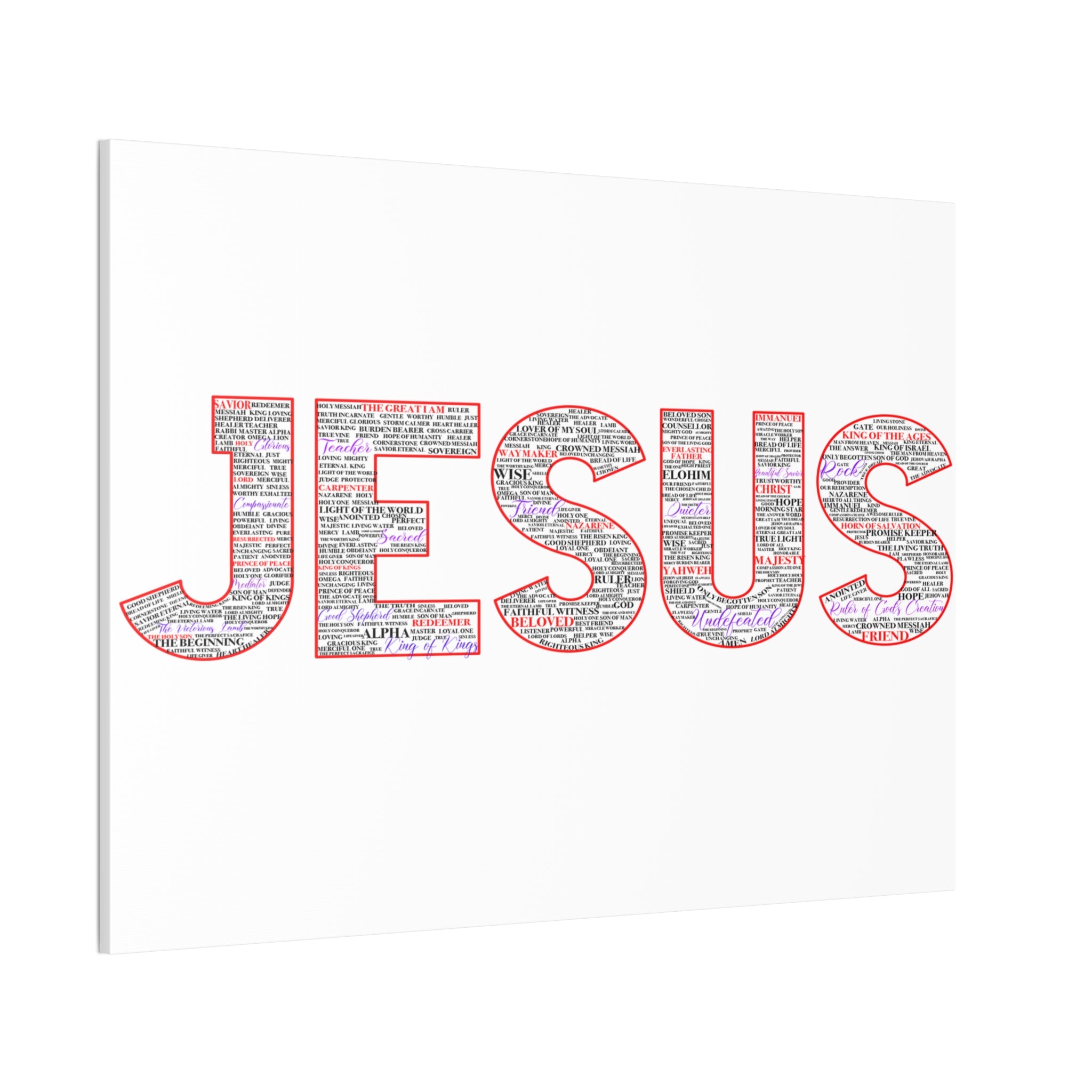 Jesus Canvas Print — Inspirational Christian Wall Art