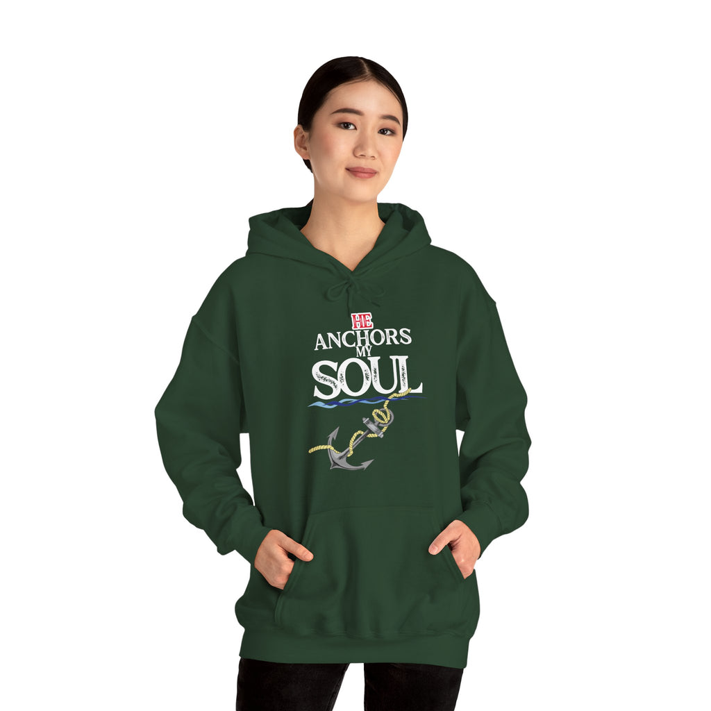 Anchor of My Soul Hoodie - Nautical Anchor & Rope Graphic Sweatshirt