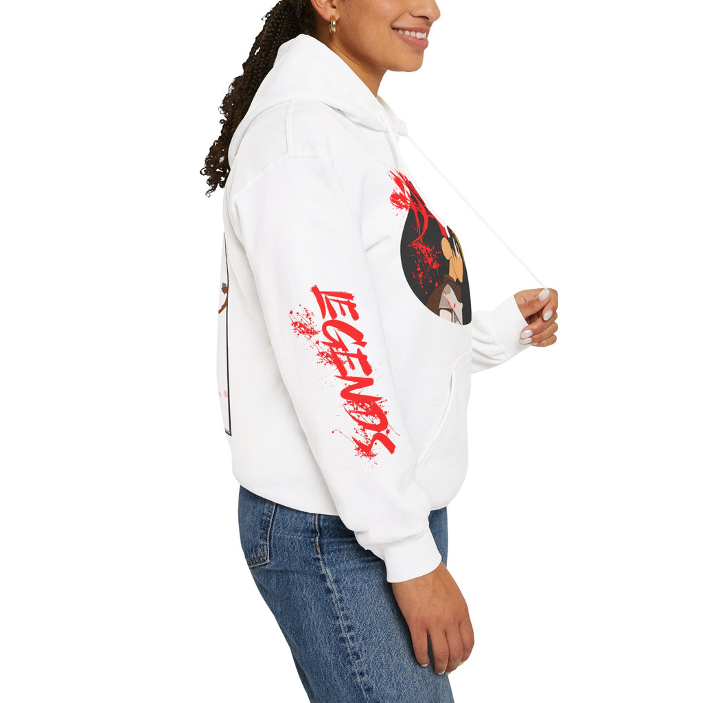 Against Goliath Graphic Hoodie — 'DAVID' Anime-Style Illustration