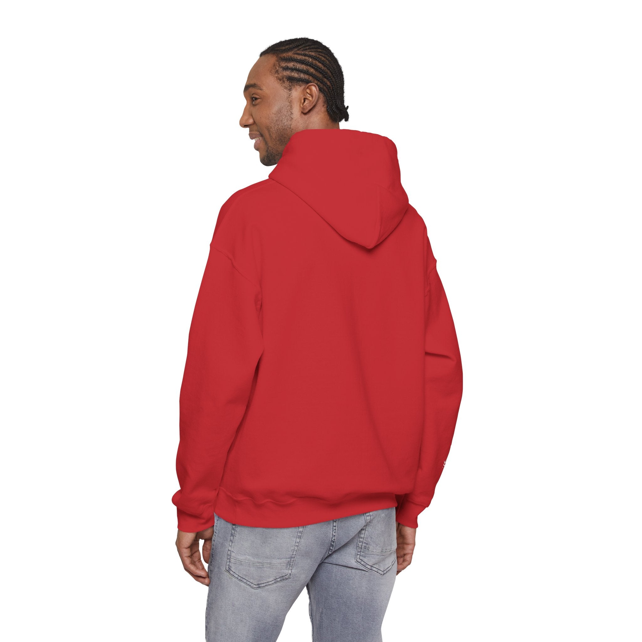 Hoodie — 'Love' Gothic Script Pullover (Love Over Everything)