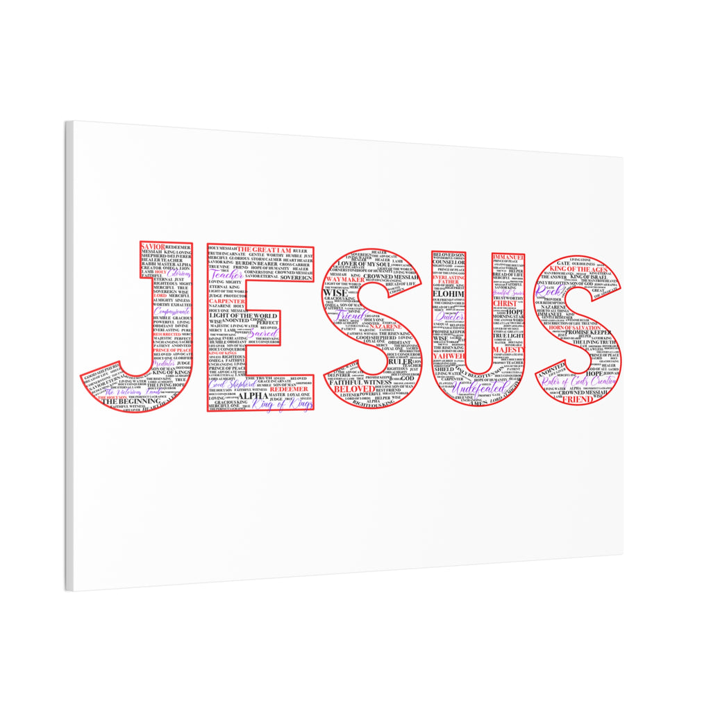 Jesus Canvas Print — Inspirational Christian Wall Art