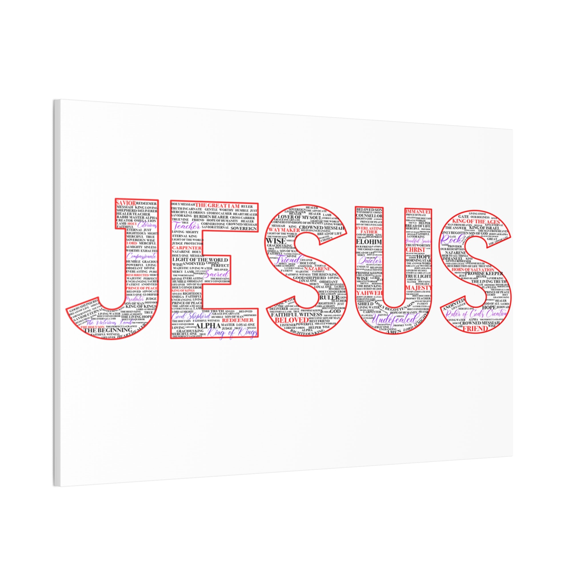 Jesus Canvas Print — Inspirational Christian Wall Art