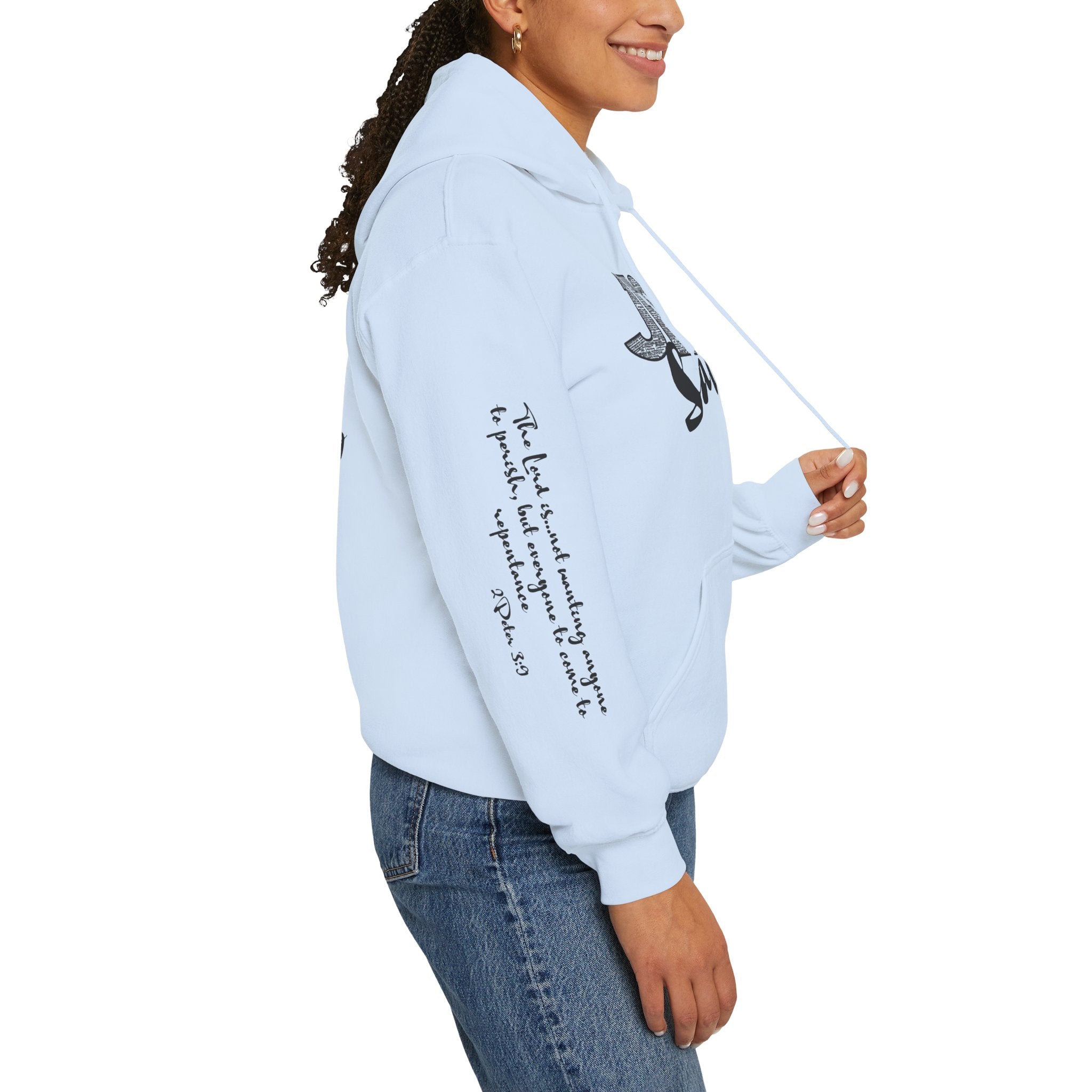 Jesus Saves Hoodie — Christian Inspirational  (“You are reading this, it’s not too late”)
