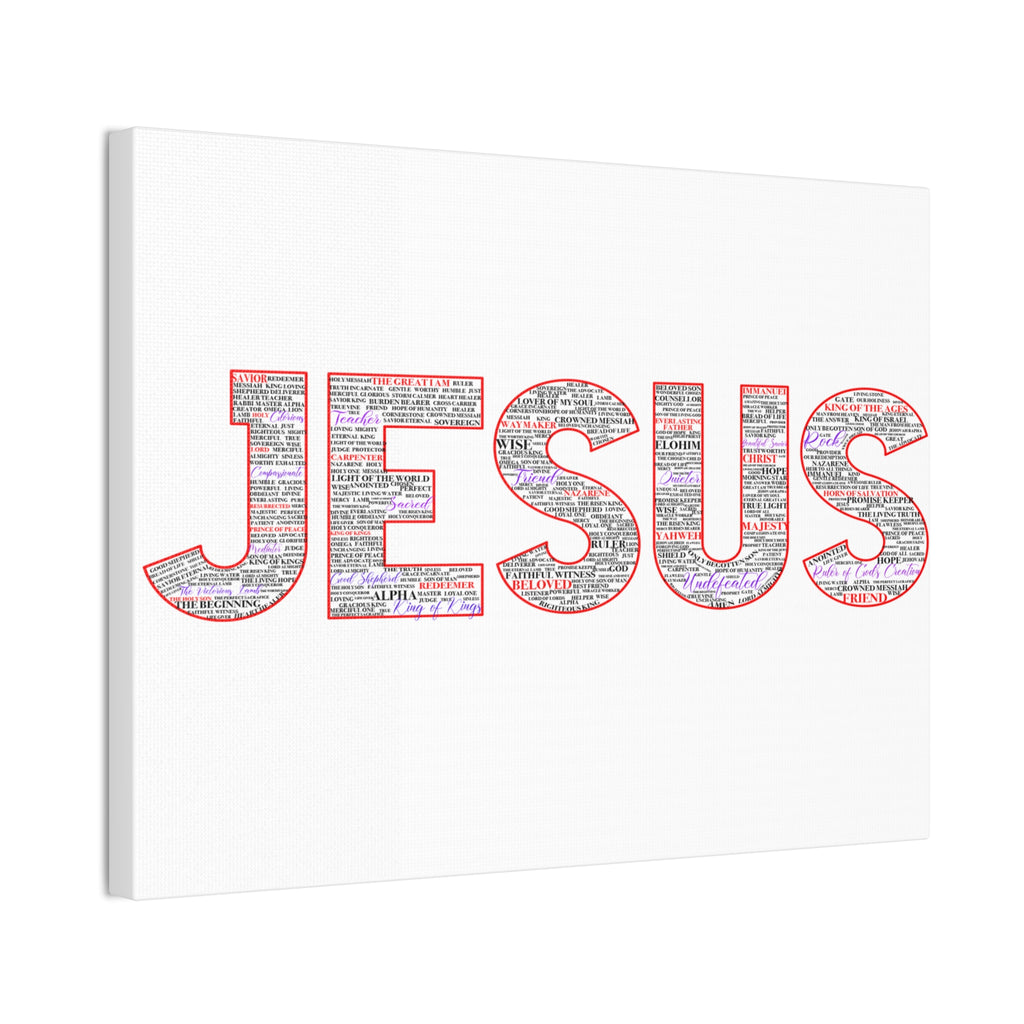 Jesus Canvas Print — Inspirational Christian Wall Art