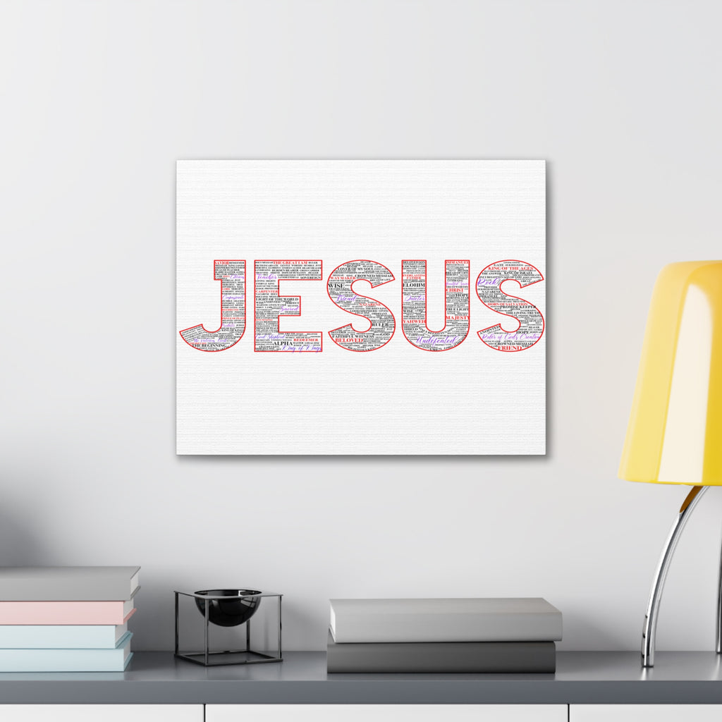 Jesus Canvas Print — Inspirational Christian Wall Art