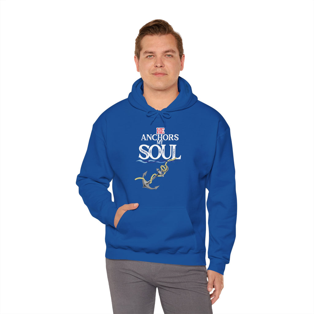 Anchor of My Soul Hoodie - Nautical Anchor & Rope Graphic Sweatshirt